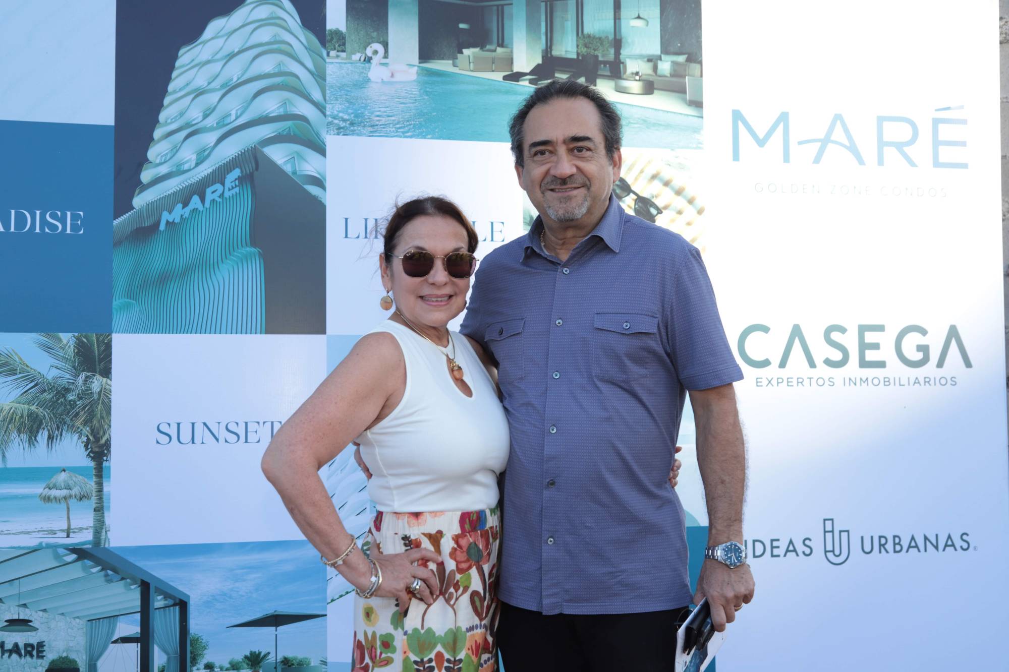 $!Florita Castillo y Javier González Freeman.