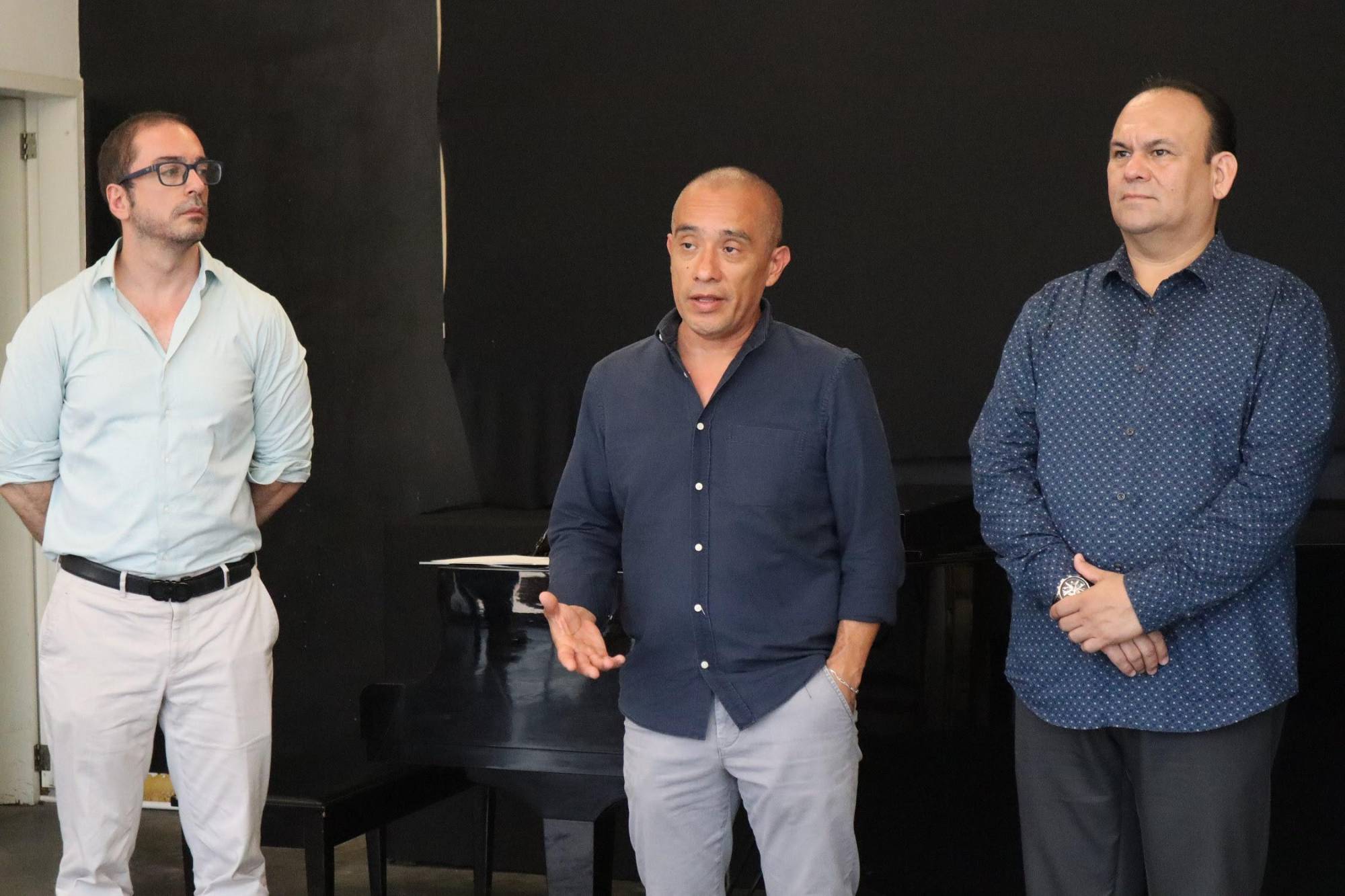 $!André Sarre, Diego Rojas y José Manuel Chu.