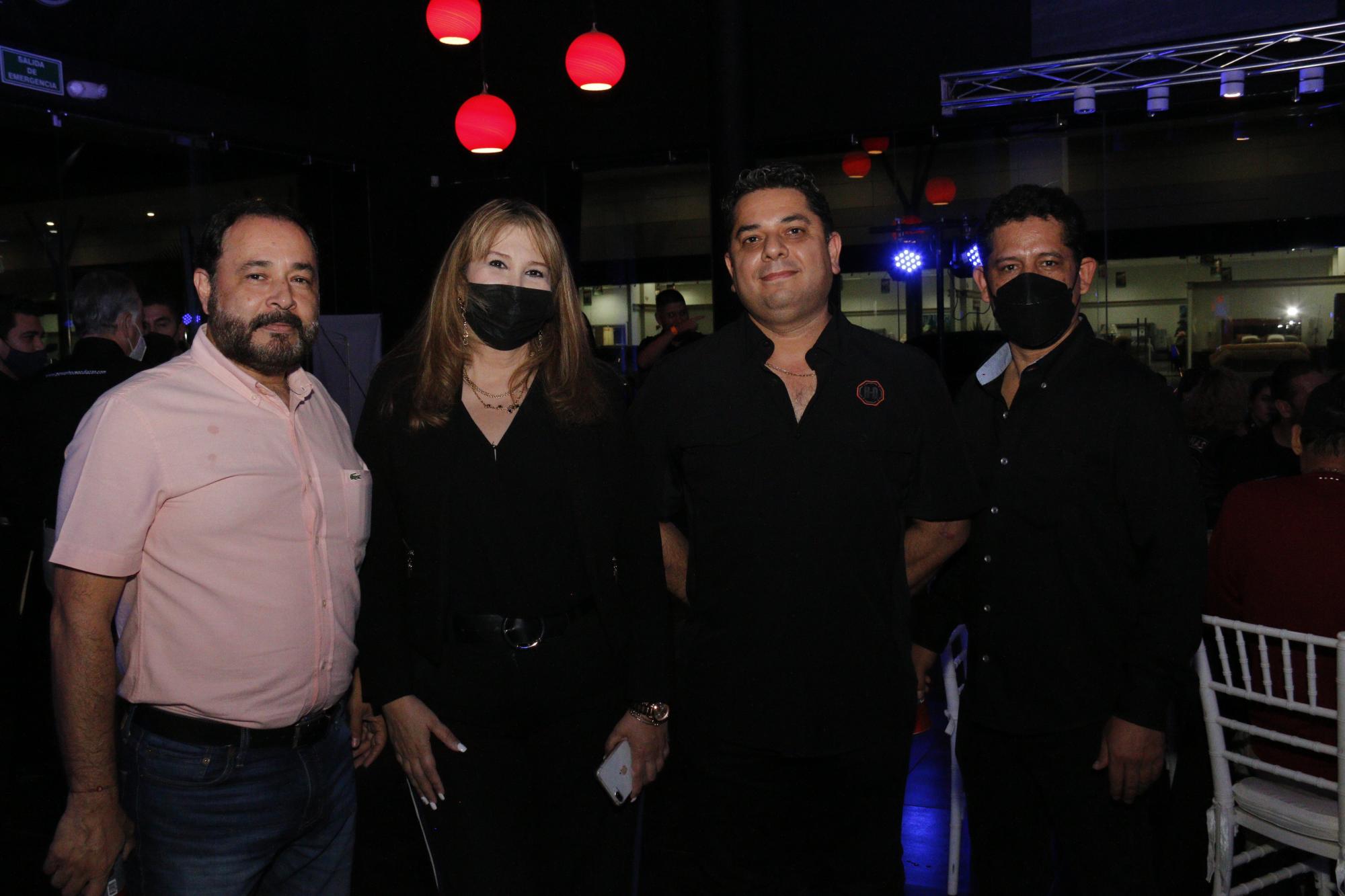 $!Israel Ballesteros, Patricia Tapia, Cuauhtémoc Borbón, y Rigoberto Zamarripa.
