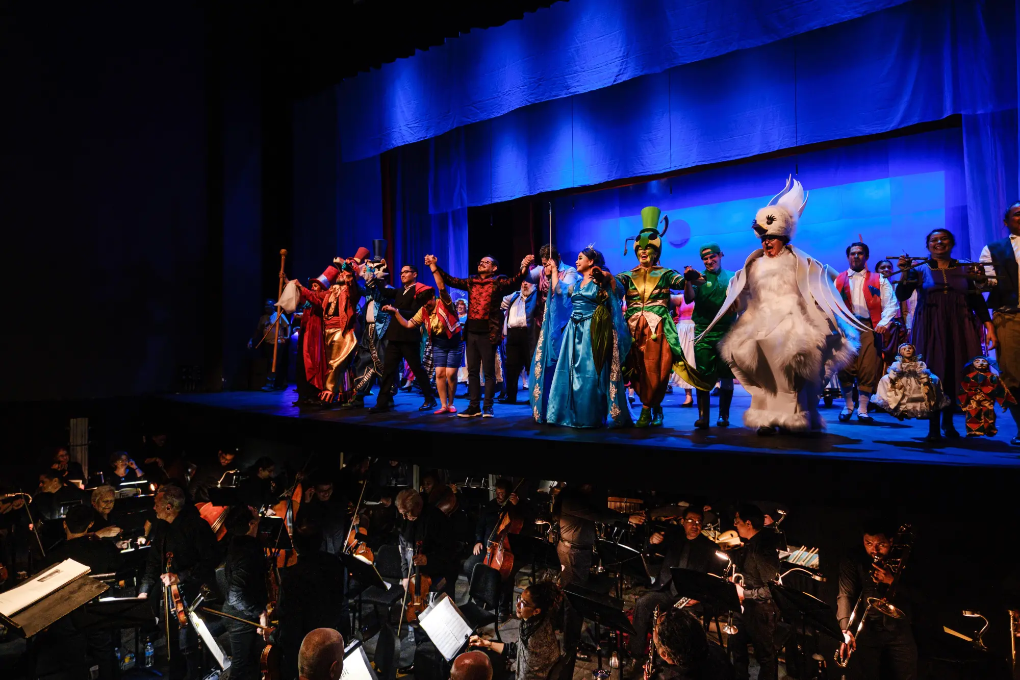 $!Los artistas compartieron la magia de ‘Pinocho’.