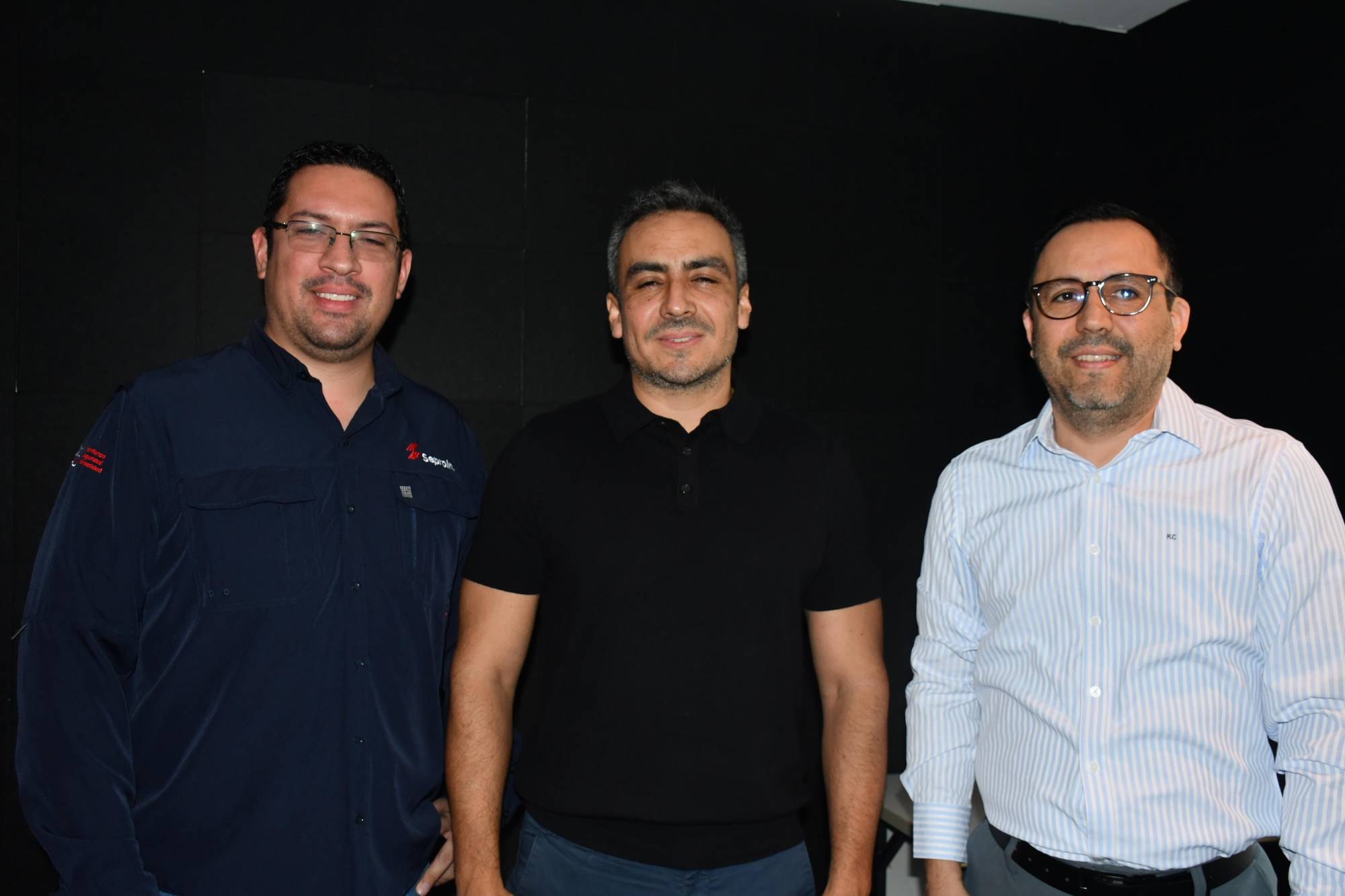 $!Efraín Araujo, Gustavo Rojas y Saúl Iván Rubio.