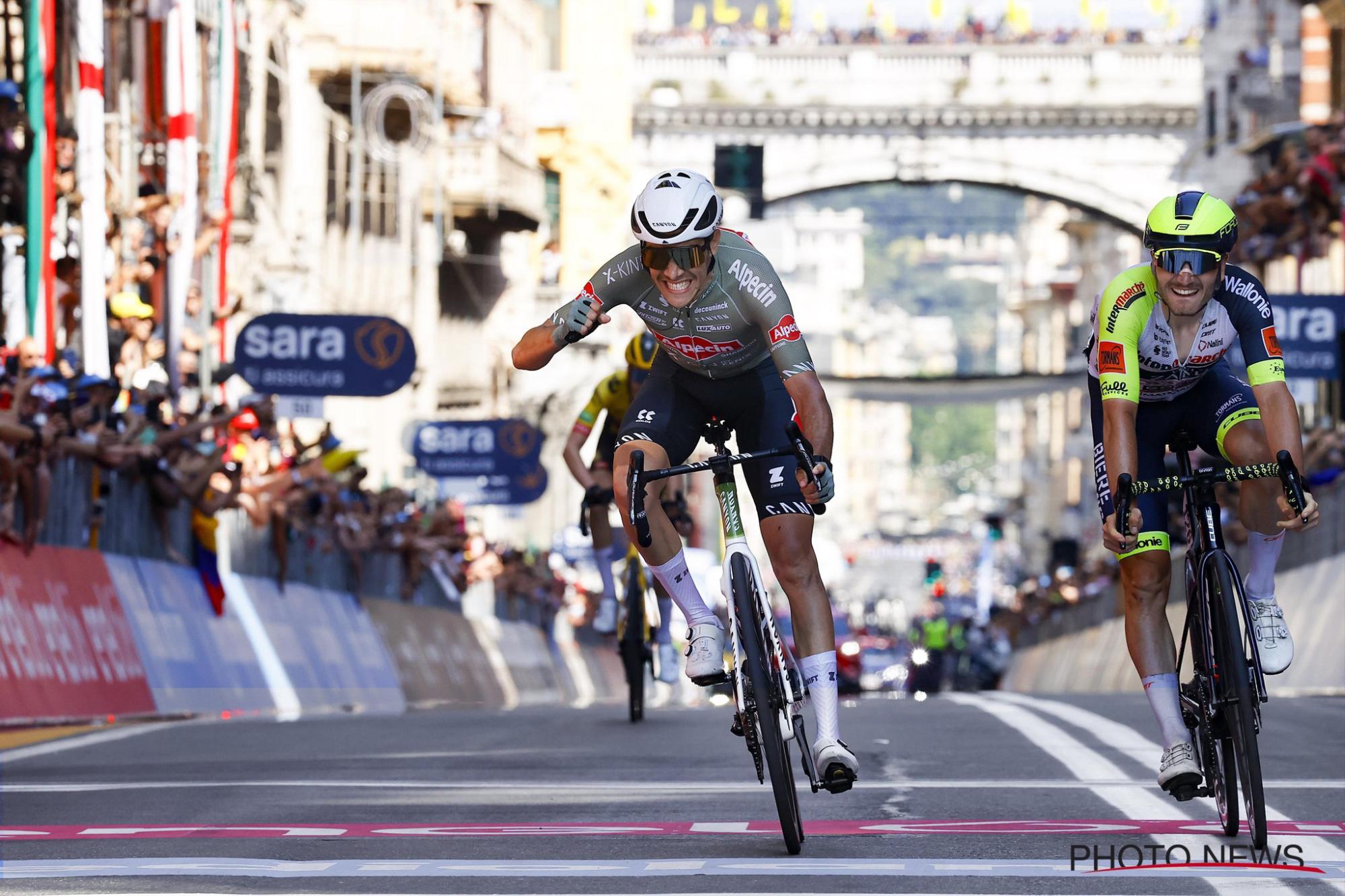 $!Stefano Oldani gana en Génova la etapa 12 del Giro de Italia