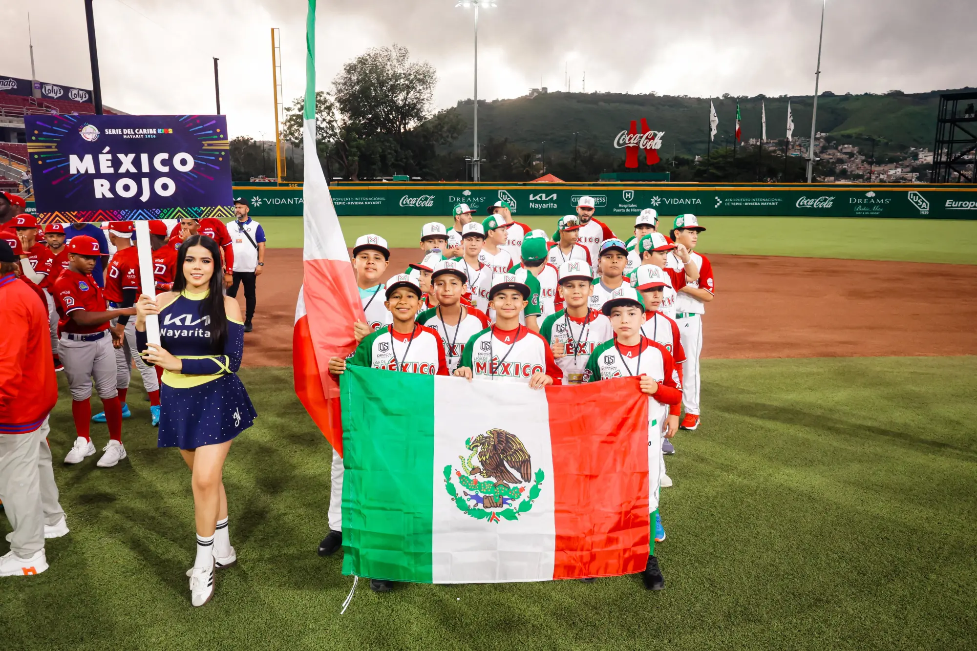 $!Inauguran Serie del Caribe Kids 2026 en el Coloso del Pacífico de Nayarit