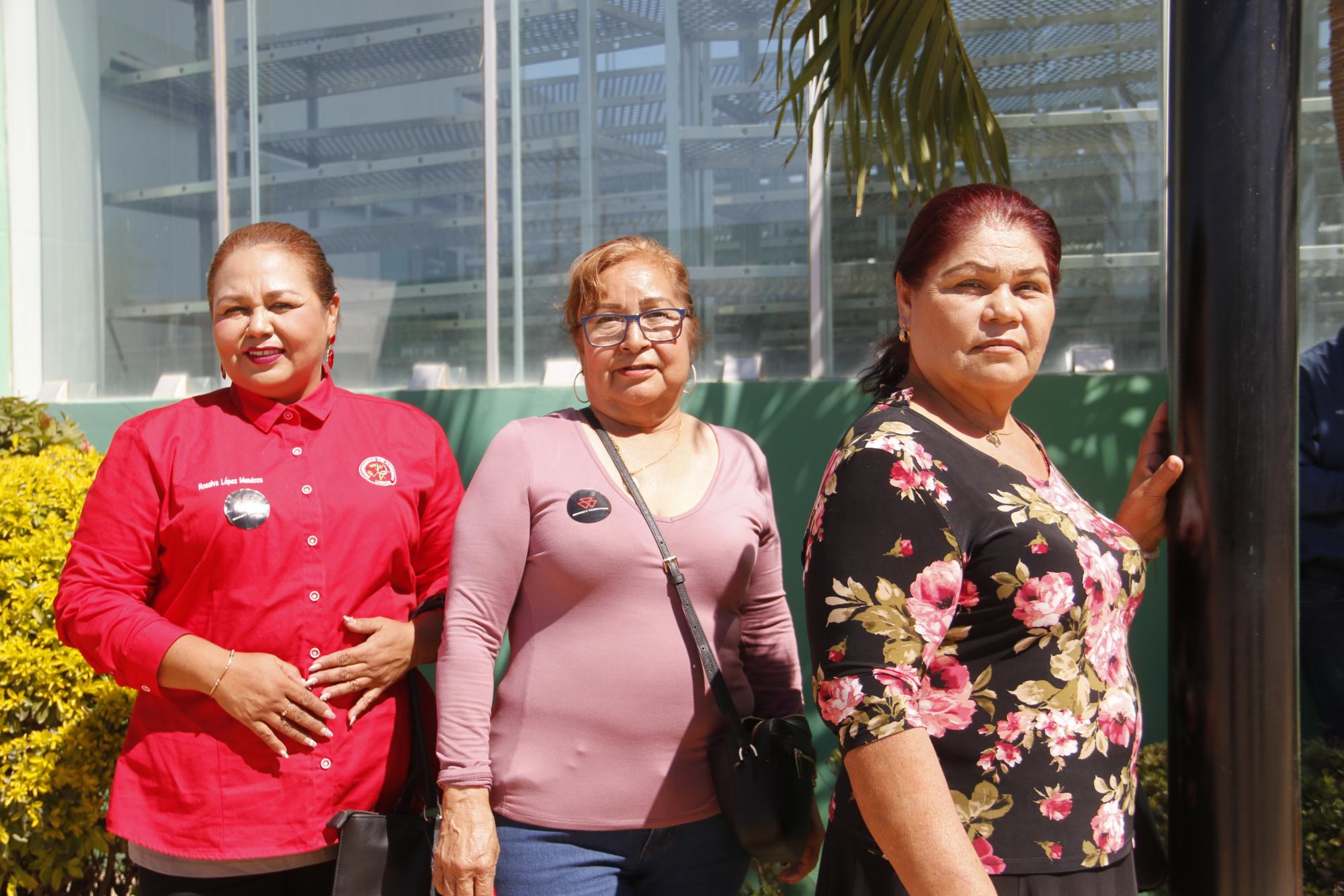$!Rosalba López, Rosa María Hernández y Yolanda Cardona.