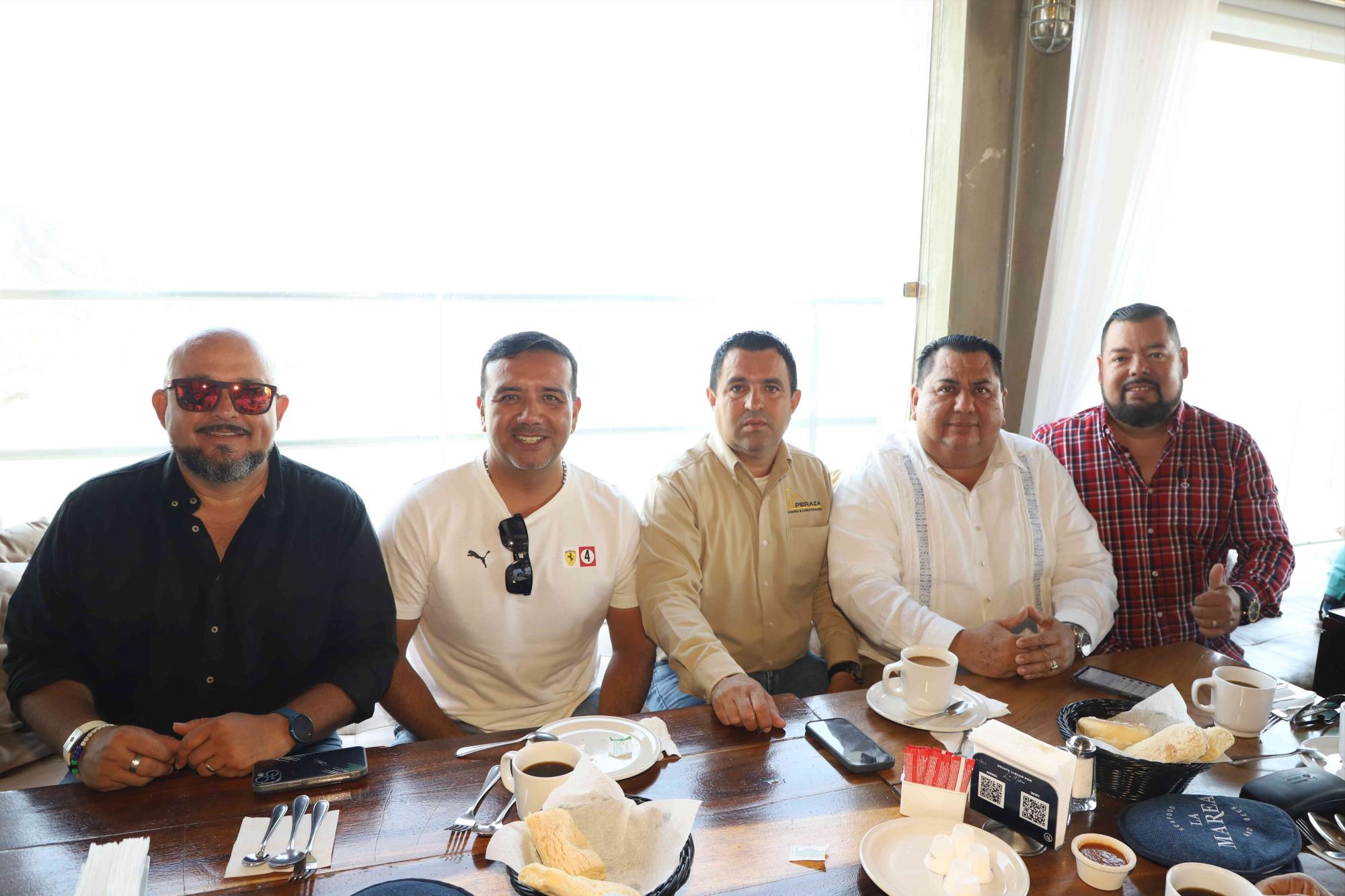 $!Daniel Díaz, Javier Chávez, Juan Manuel Peraza, Juan Andrés Barrón y Andrés Leyva.