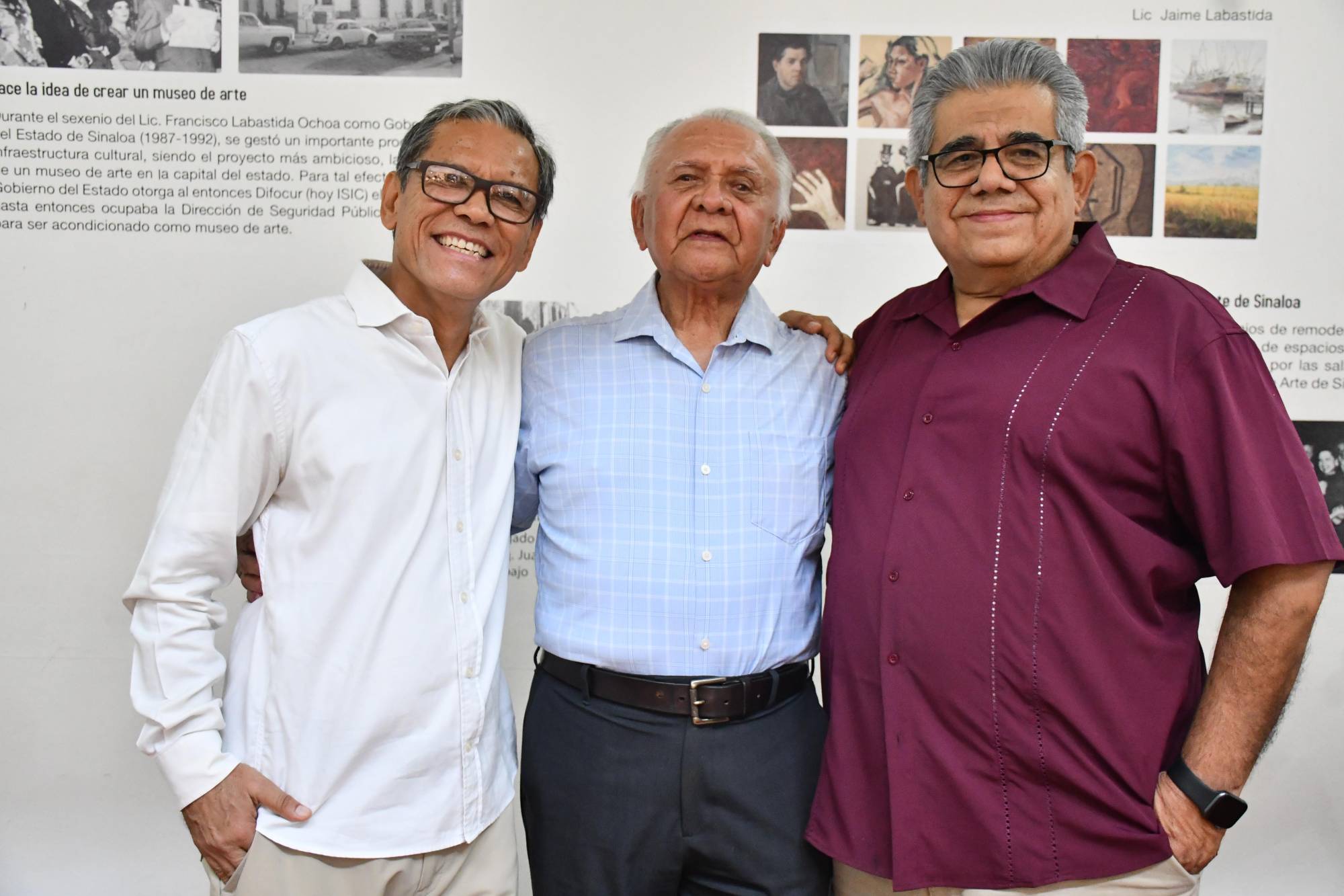 $!Juan Esmerio Navarro, Santiago Zúñiga y Juan Ramón Manjarrez.