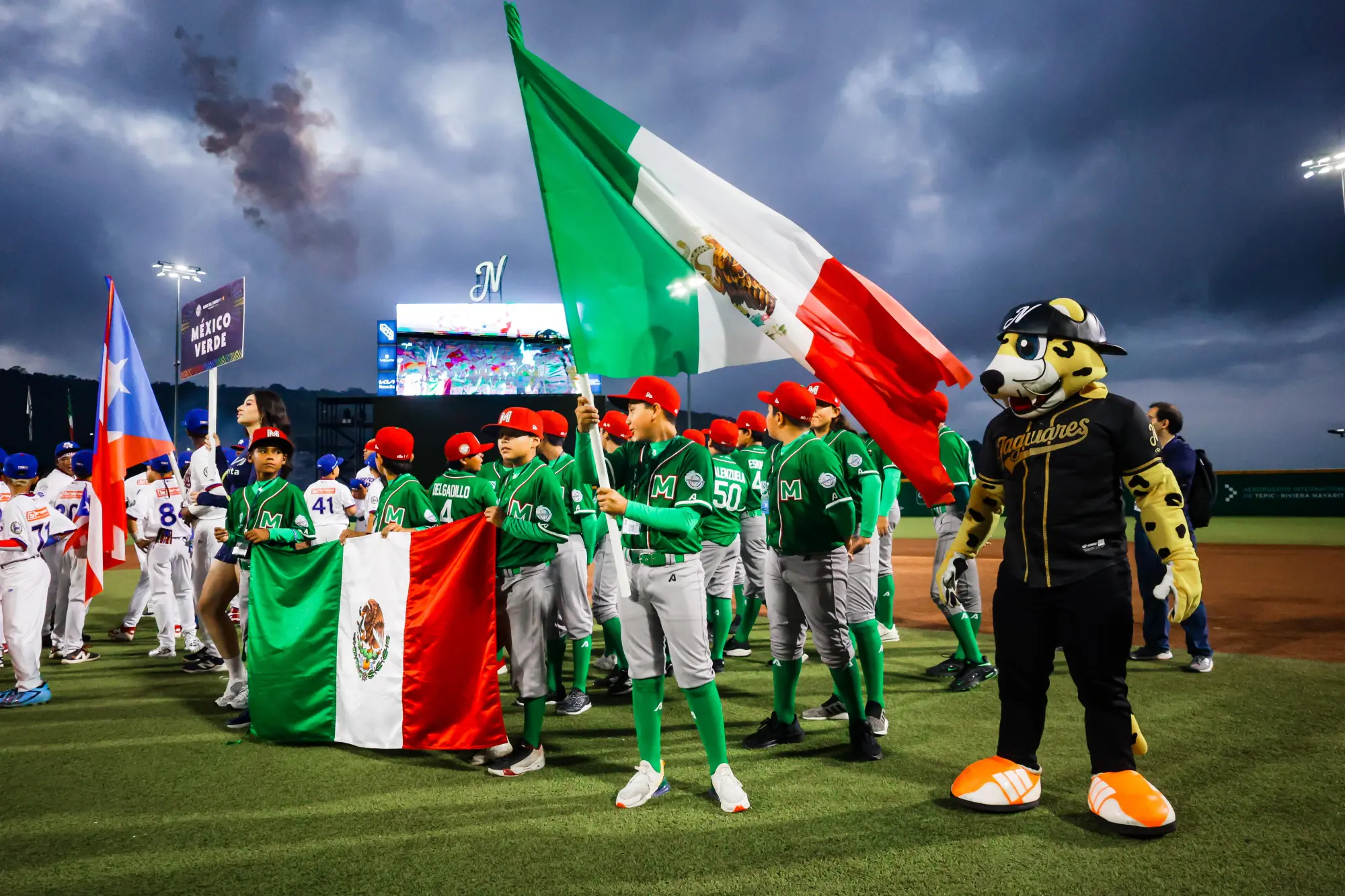 $!Inauguran Serie del Caribe Kids 2026 en el Coloso del Pacífico de Nayarit