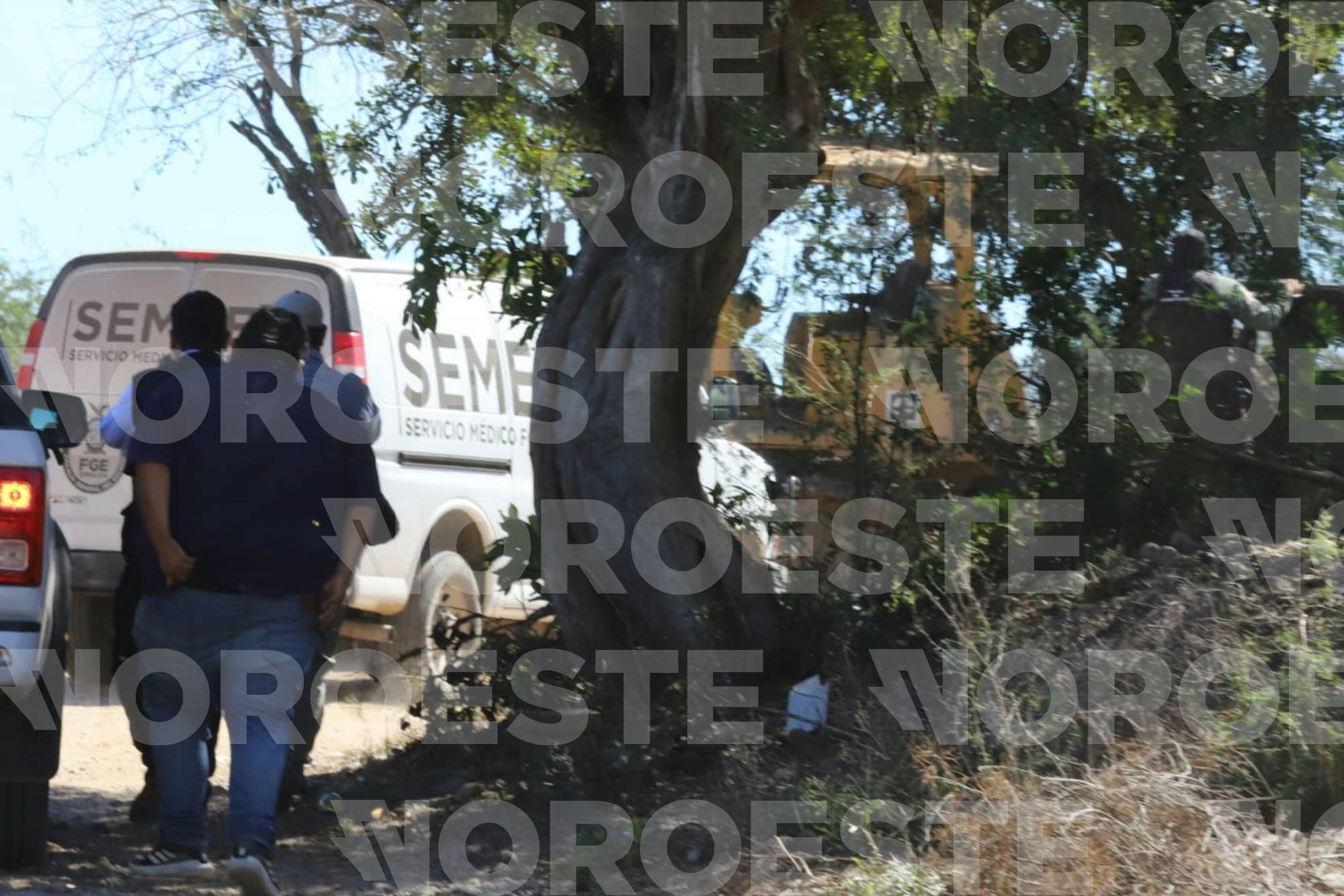 $!Reanudan exploración en fosa donde encontraron 10 cuerpos en El Verde, Concordia