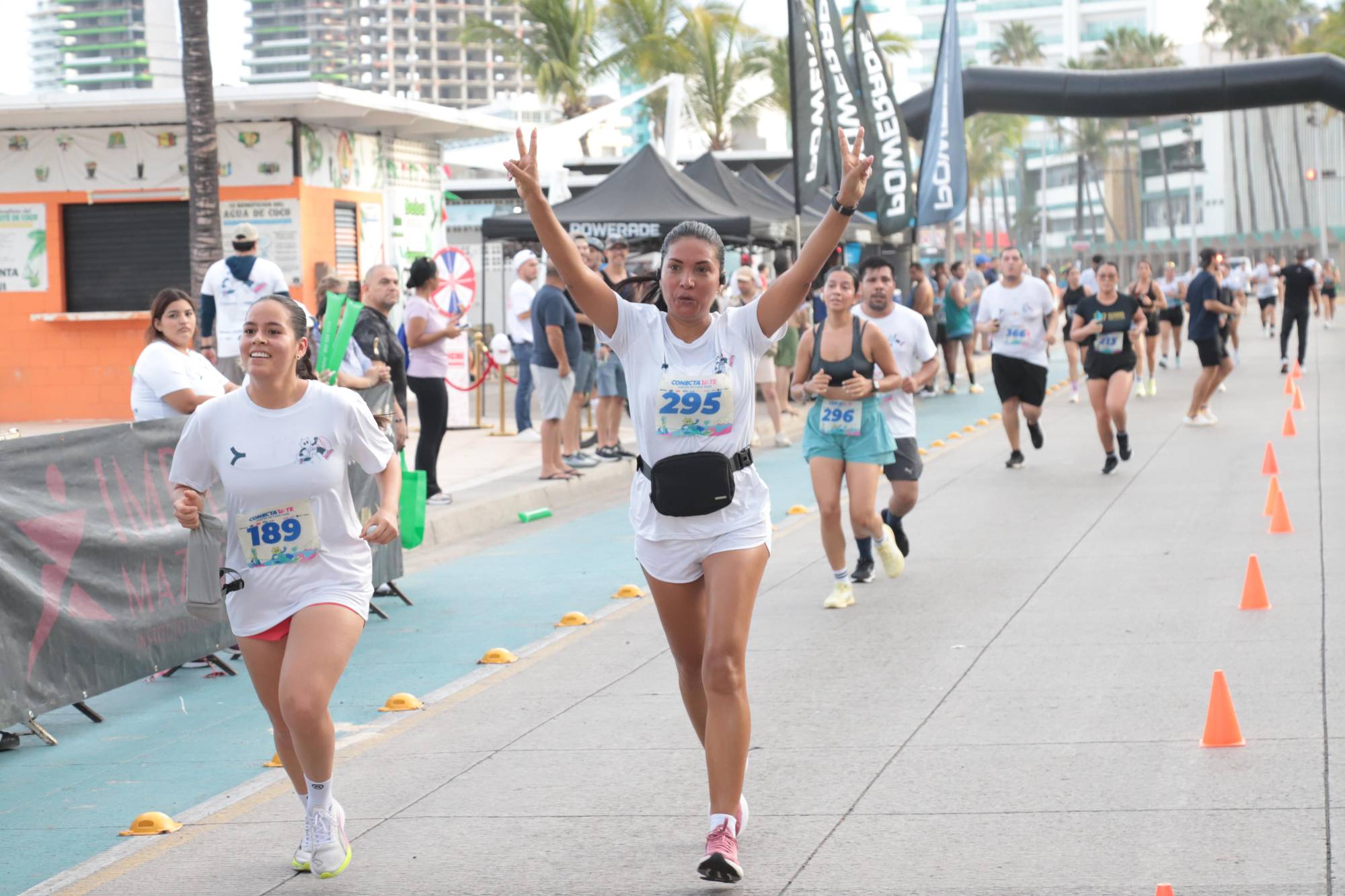 $!Iris osuna a su llegada a la meta.