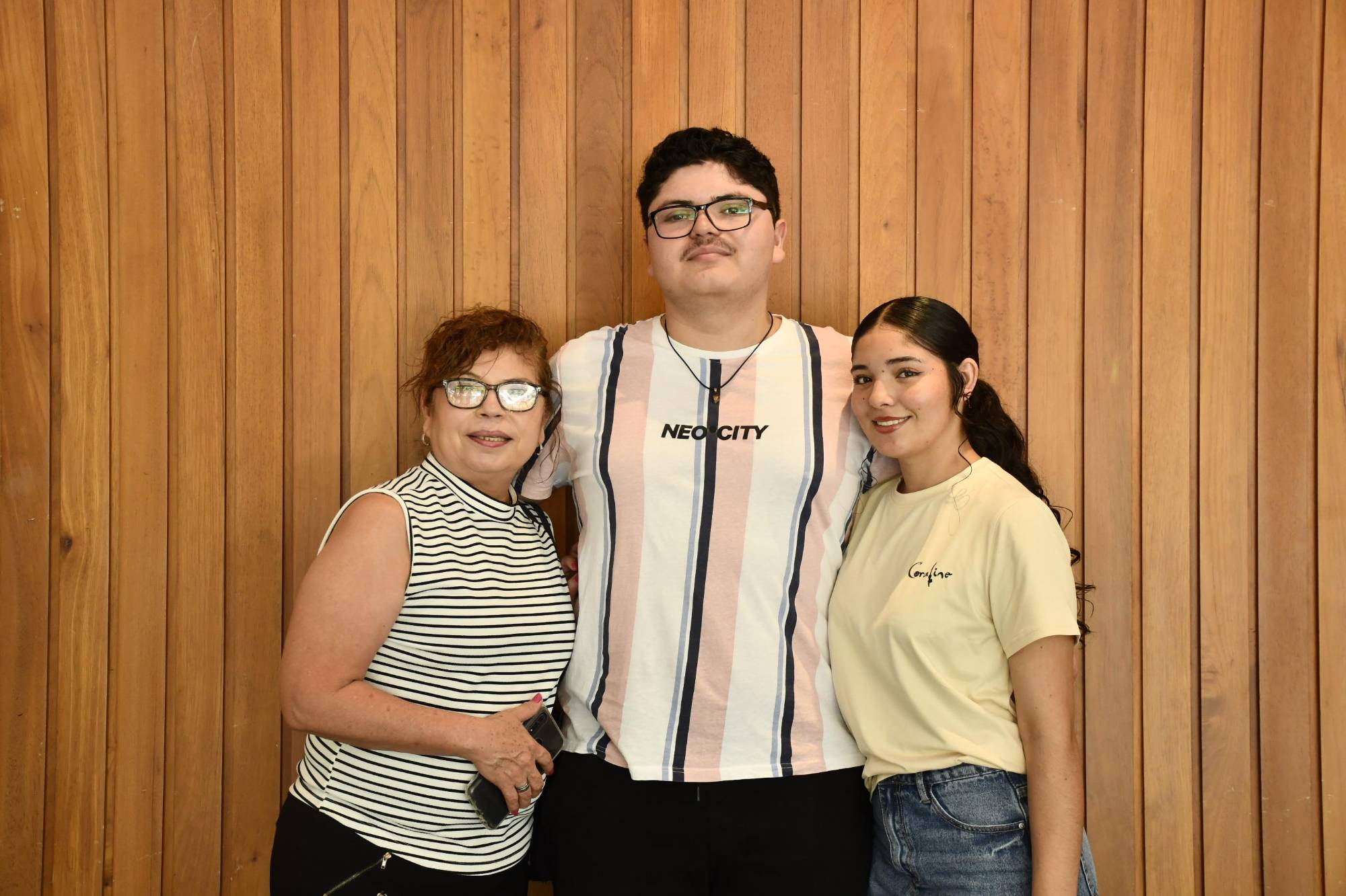 $!Dinorah González, Yahir González y Banelly Angulo.