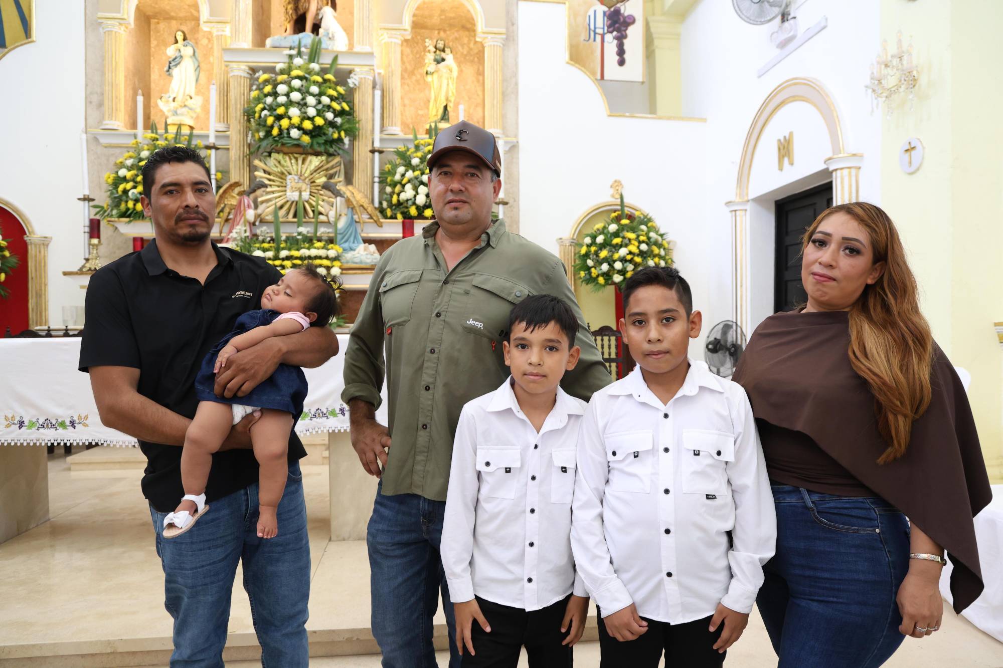 $!Israel Alemán, Dailany Herrera, Jaime Mercado, Christian y Jesús Alemán, y Blanca Cabrera.