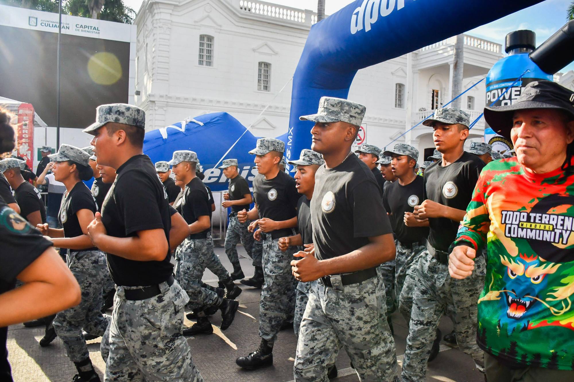 $!Guardia Nacional organiza carrera pedestre, abierta al público en Culiacán