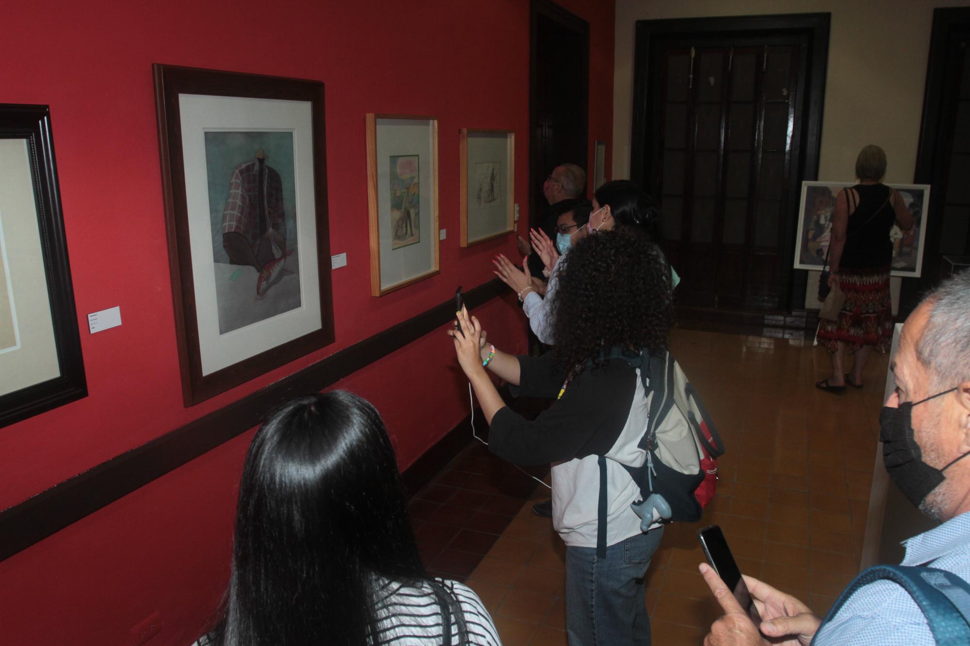 $!En Casa Haas se abrió la exposición en honor al maestro López Sáenz.