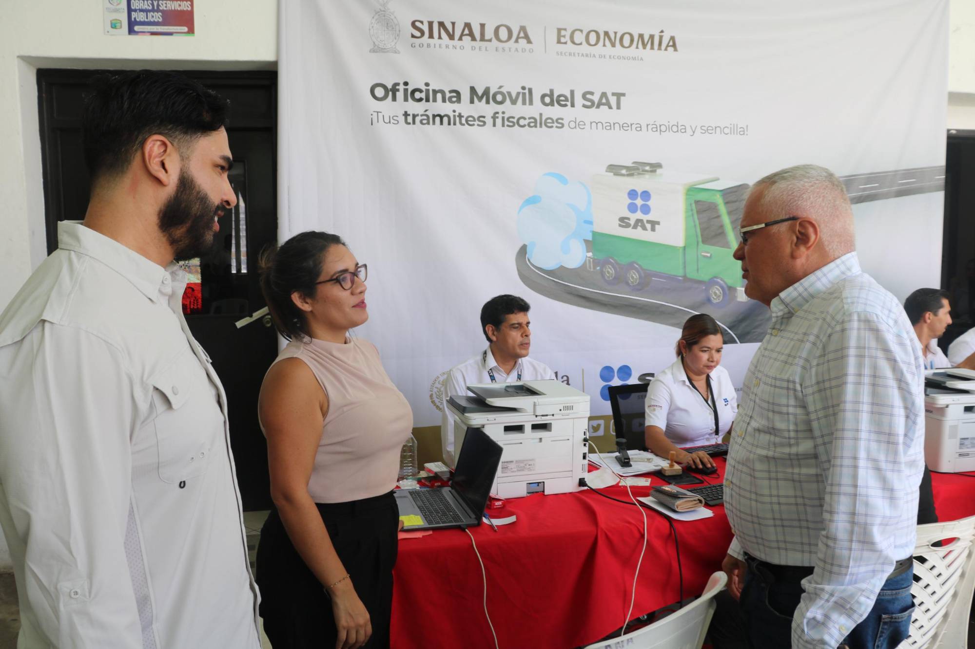 $!Atenderá SAT móvil a más de 200 personas durante jueves y viernes en Escuinapa