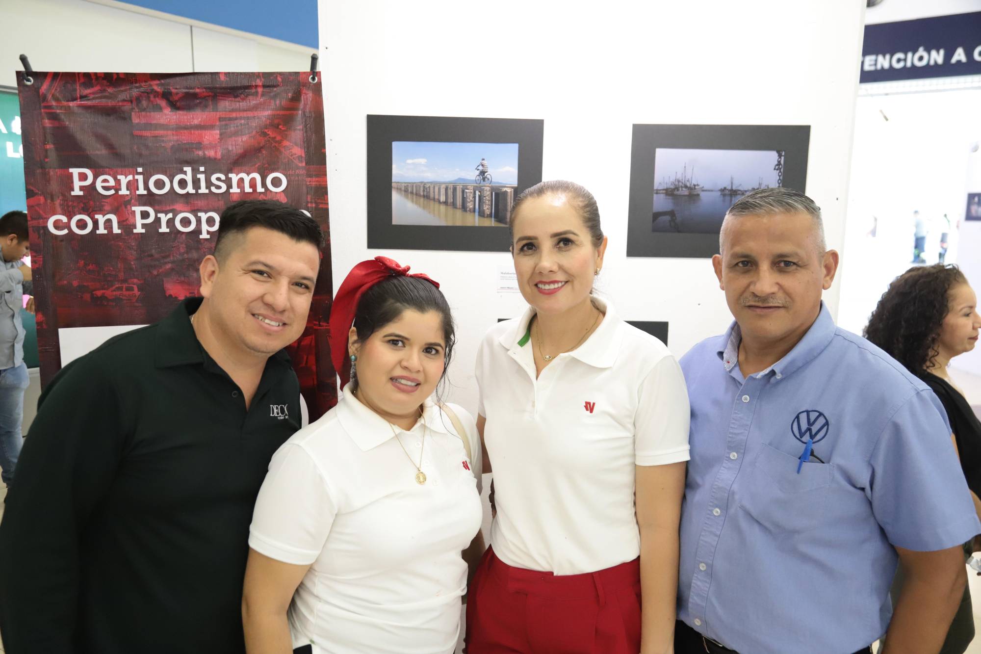 $!Jesús Lázaro, Xóchitl Aguilar, Adriana Marrujo y Héctor Hernández.