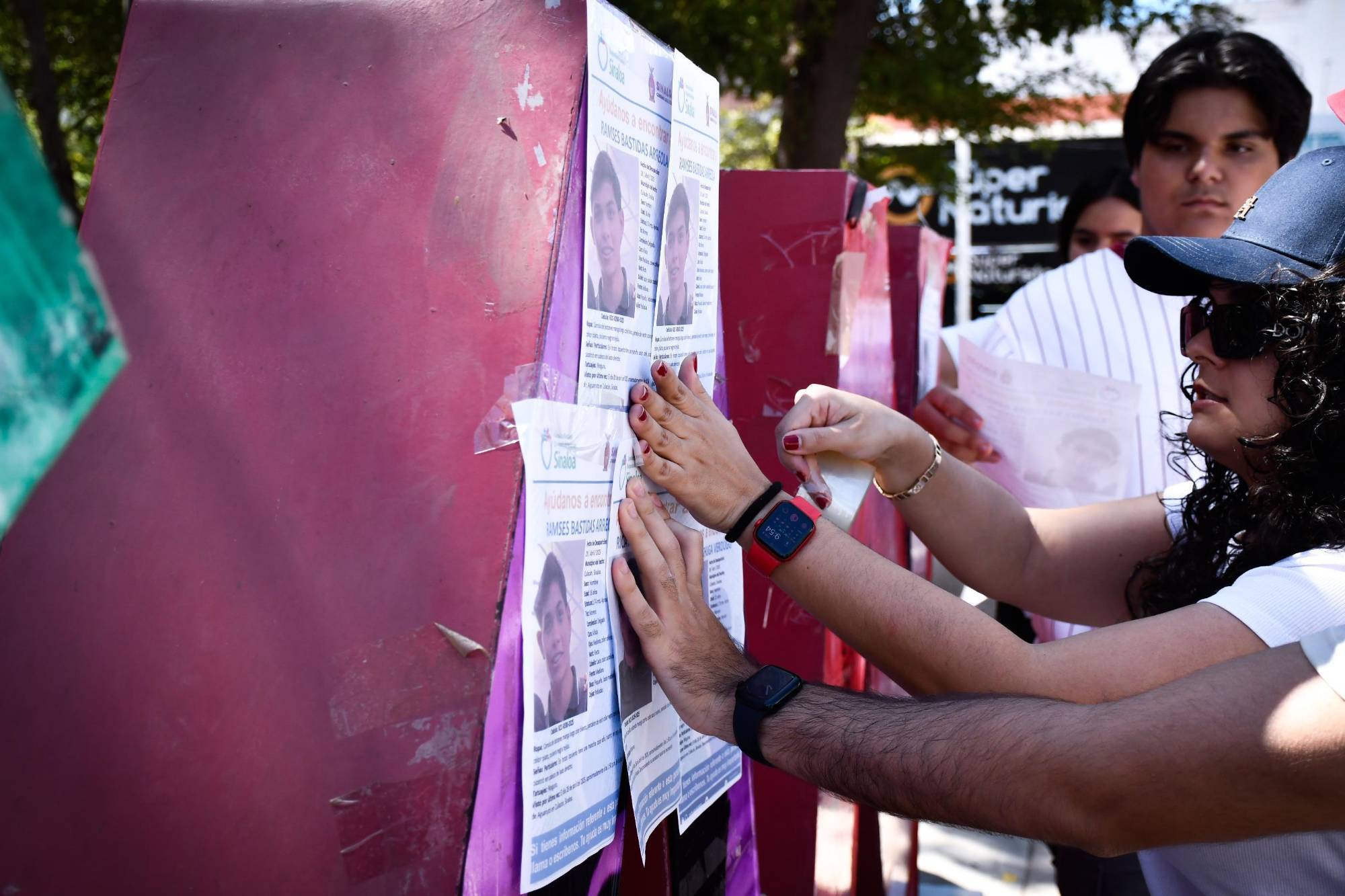 $!Claman en Culiacán para localización y justicia por Ramsés y Ricardo, desaparecidos en Aguaruto