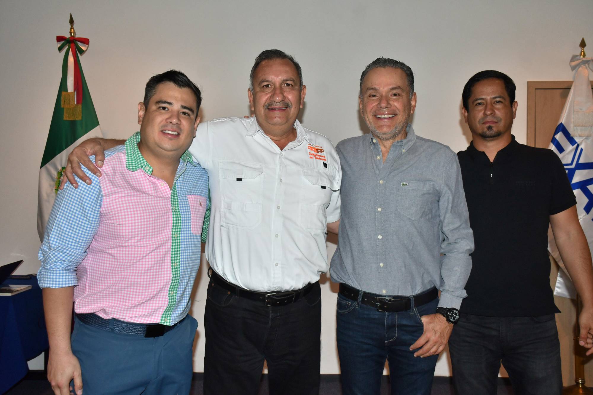 $!José Luis Rangel, Jesús Aldana, Carlos Cota y Enrique Beltrán.