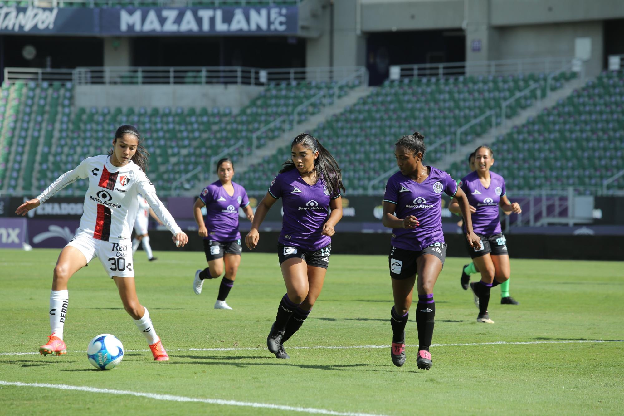 $!accions del encuentr de la liga bbca femanil, mazatlán fc vs Atlas fc, en el kraken