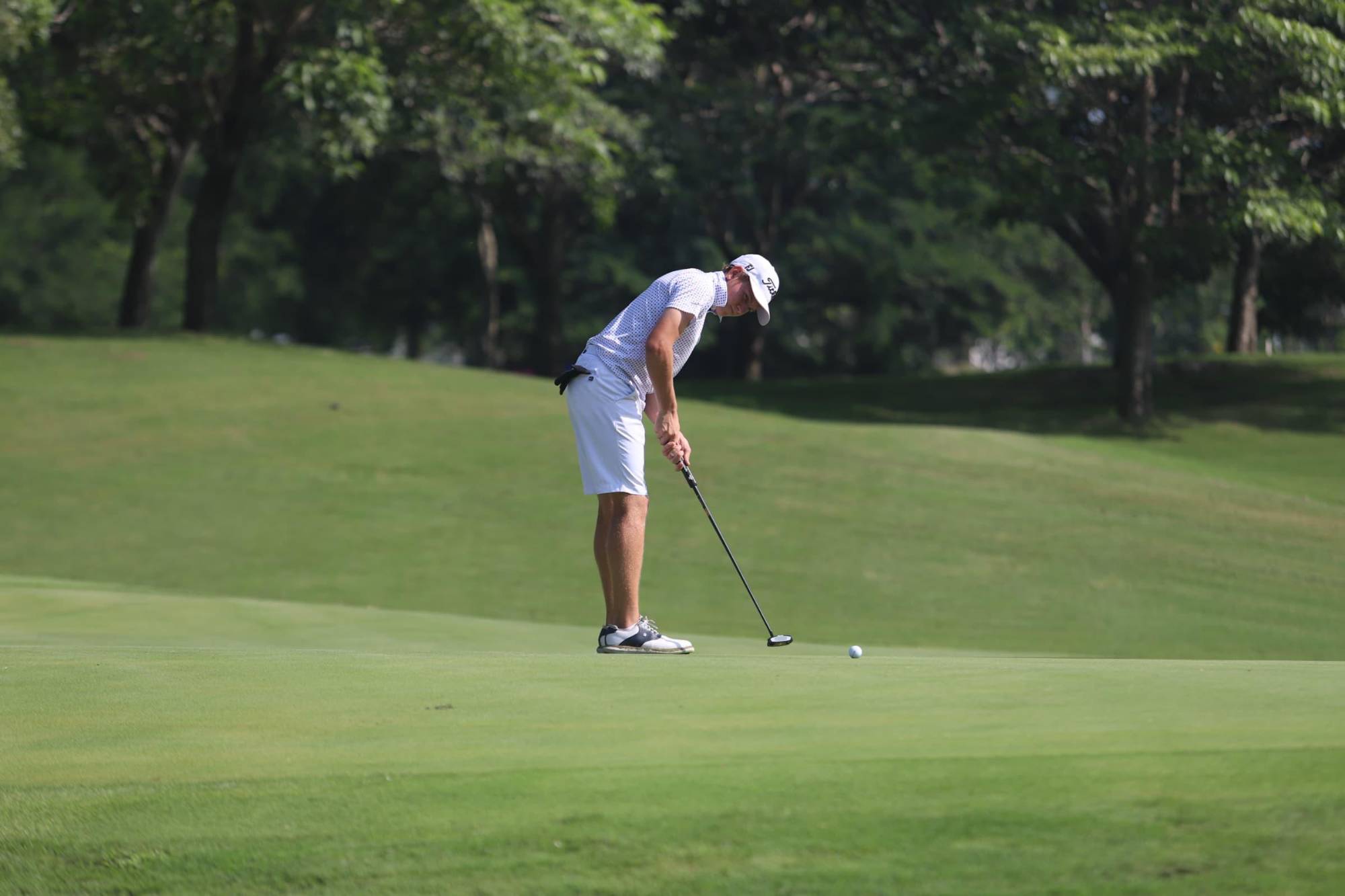 $!Se mantienen sinaloenses en la pelea en golf de la Olimpiada Nacional 2025