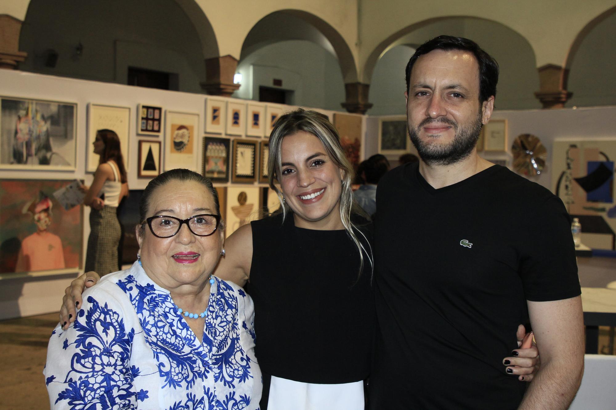 $!Margarita Vélez, Lucía Oceguera y Fernando González.