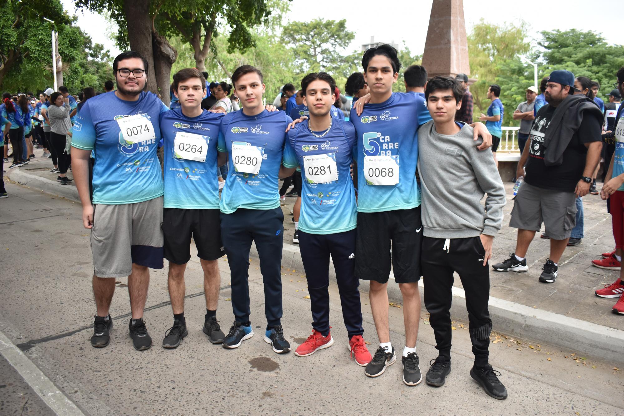 $!Paúl Rodríguez, Arturo Delgado, André Félix, Bernardo Bejarano, Christian Corrales y Luis Pérez.