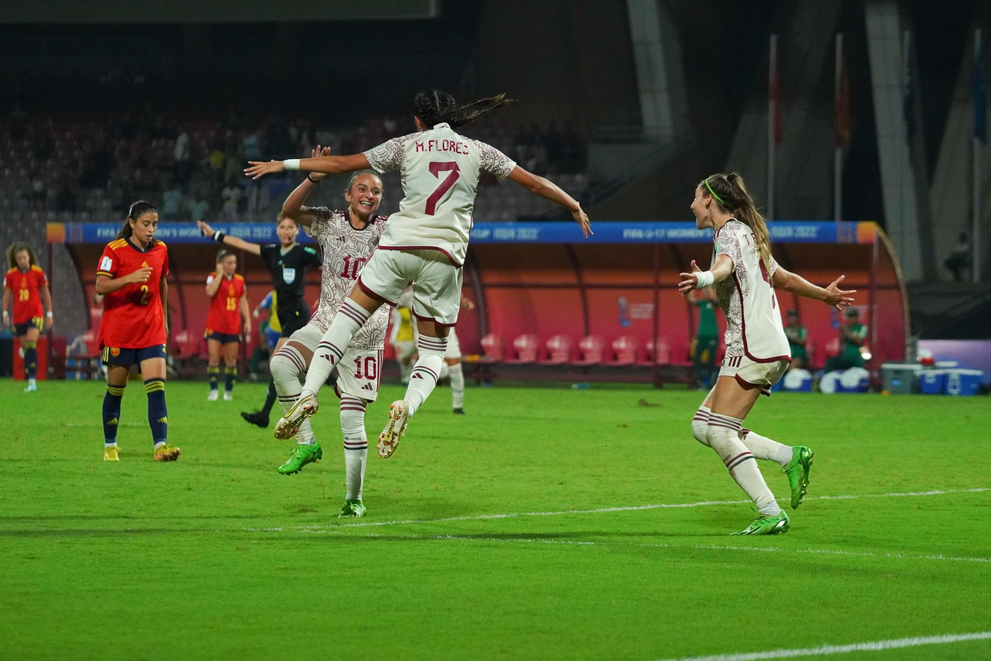 $!México saca dramática victoria ante España en Mundial Femenil Sub 17