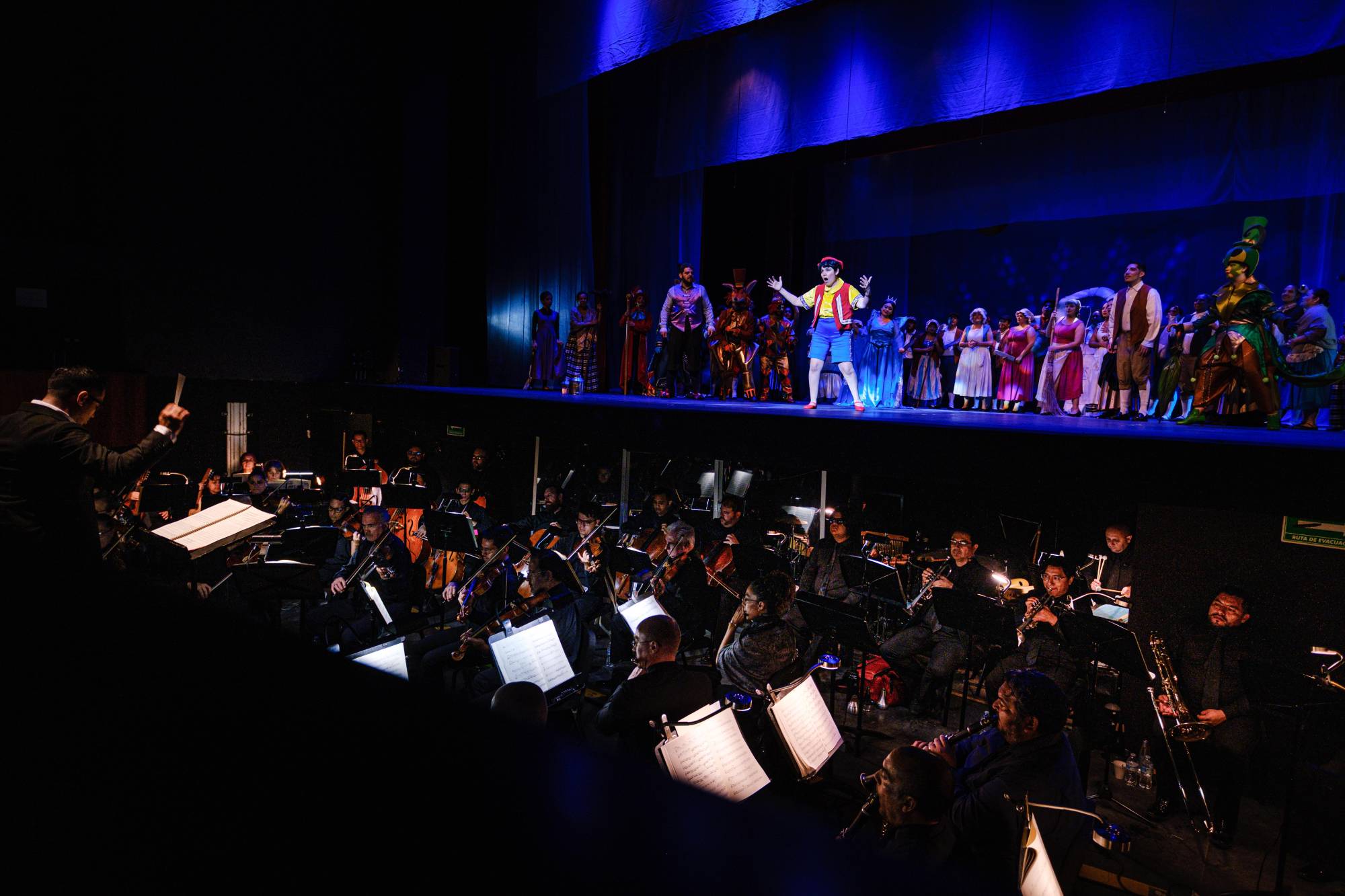 $!La producción contó con la participación de la Orquesta Sinfónica Sinaloa de las Artes.