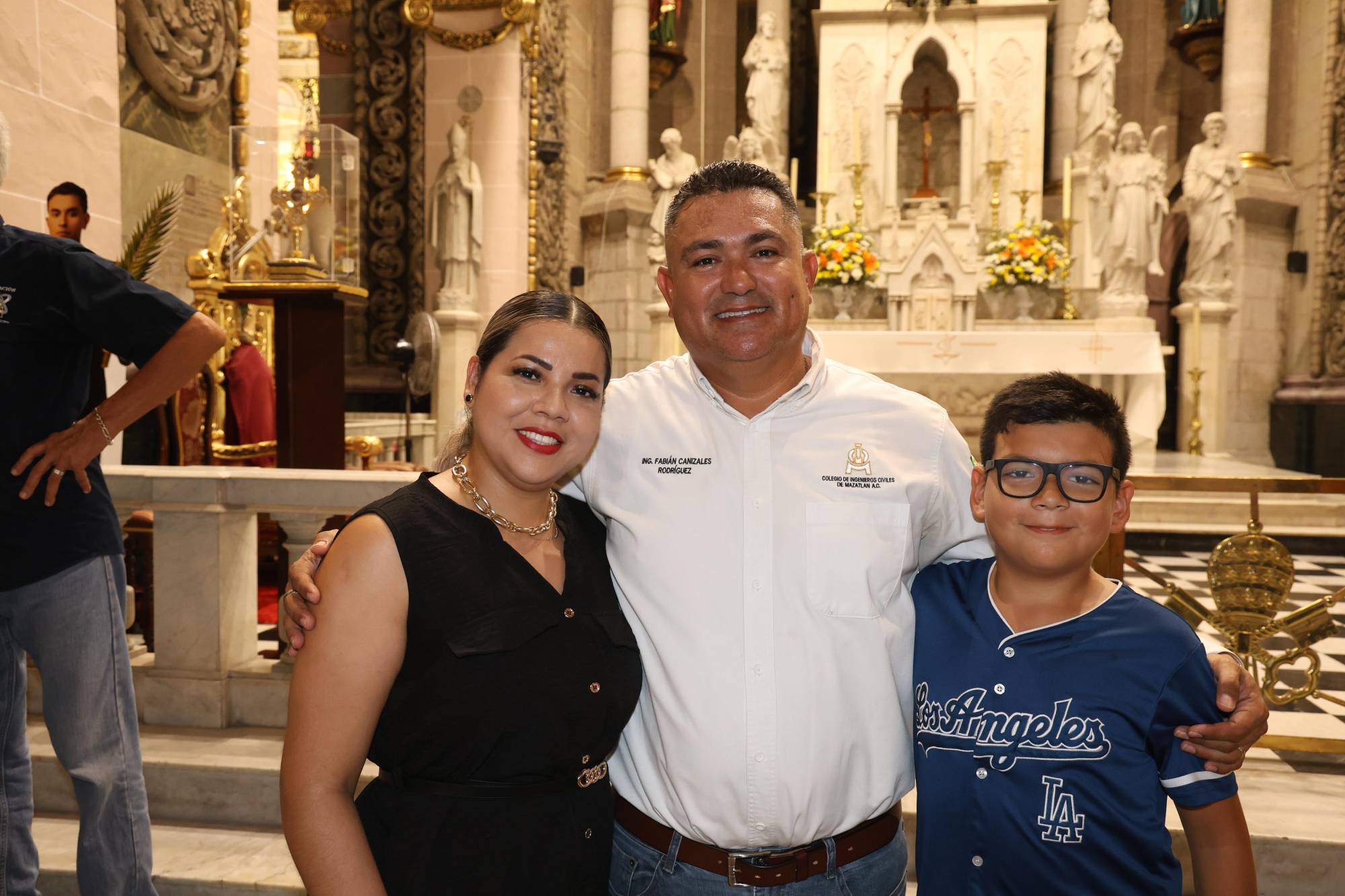$!Yamiled Vega y Fabián Canizalez con su hijo, Fabián de Jesús.
