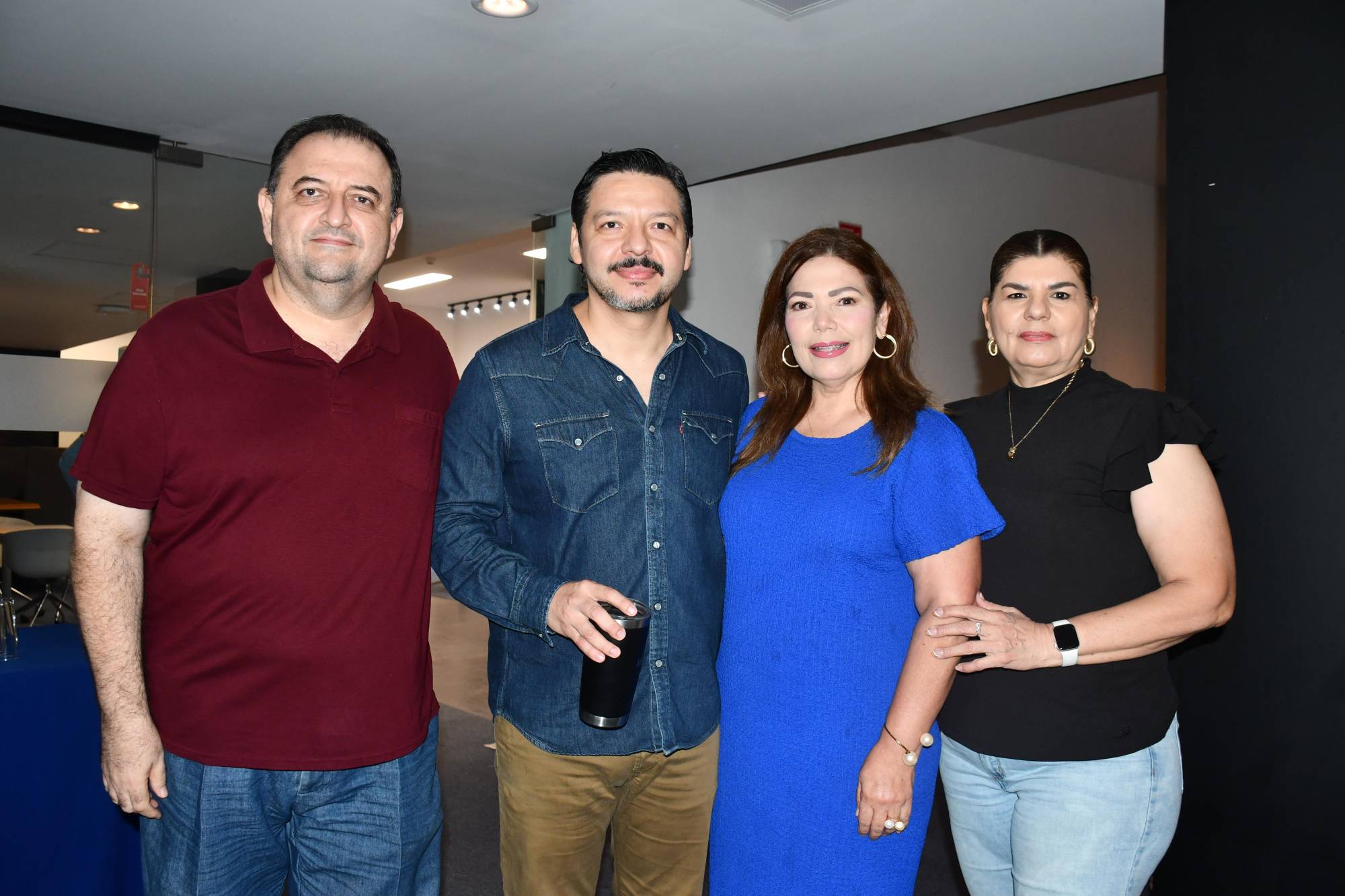 $!Miguel Tirado, Adrián López, Elizabeth Peraza y Jesús Urías.