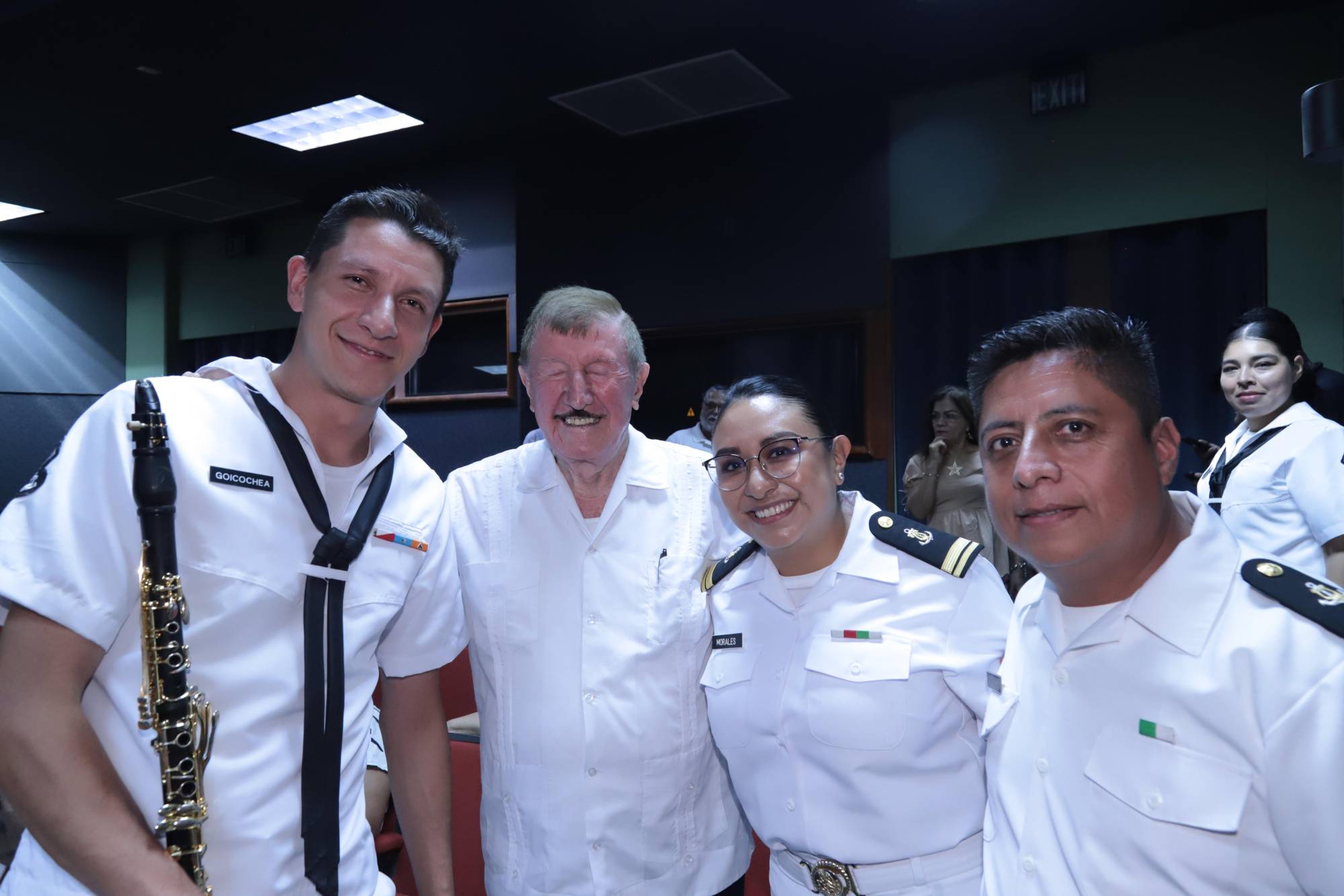 $!Brandon Goicochea, Germán Lizárraga, Carmen Morales y José Benítez.