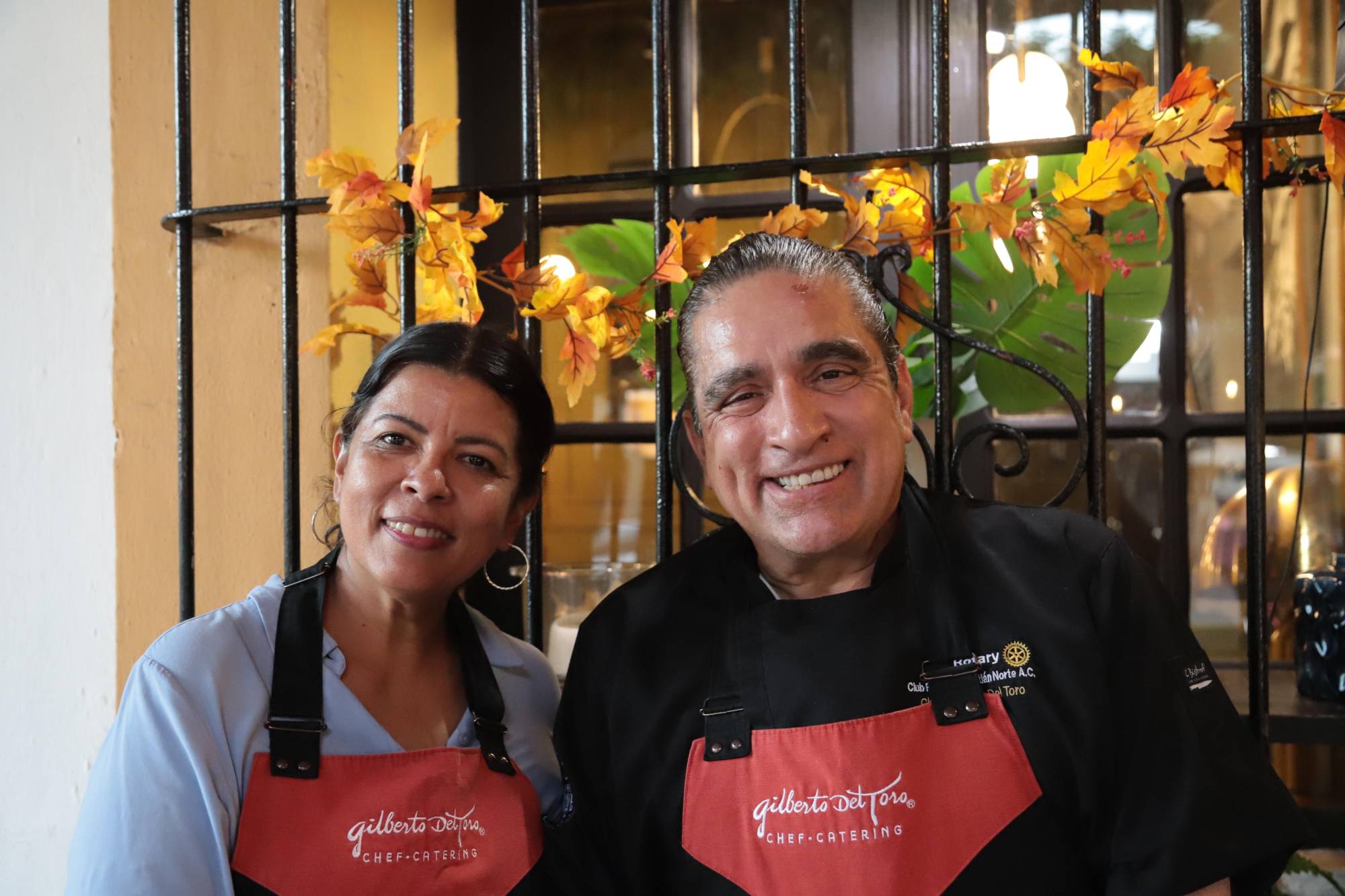 $!Margarita Rojas de Del Toro. y el chef Gilberto del Toro.