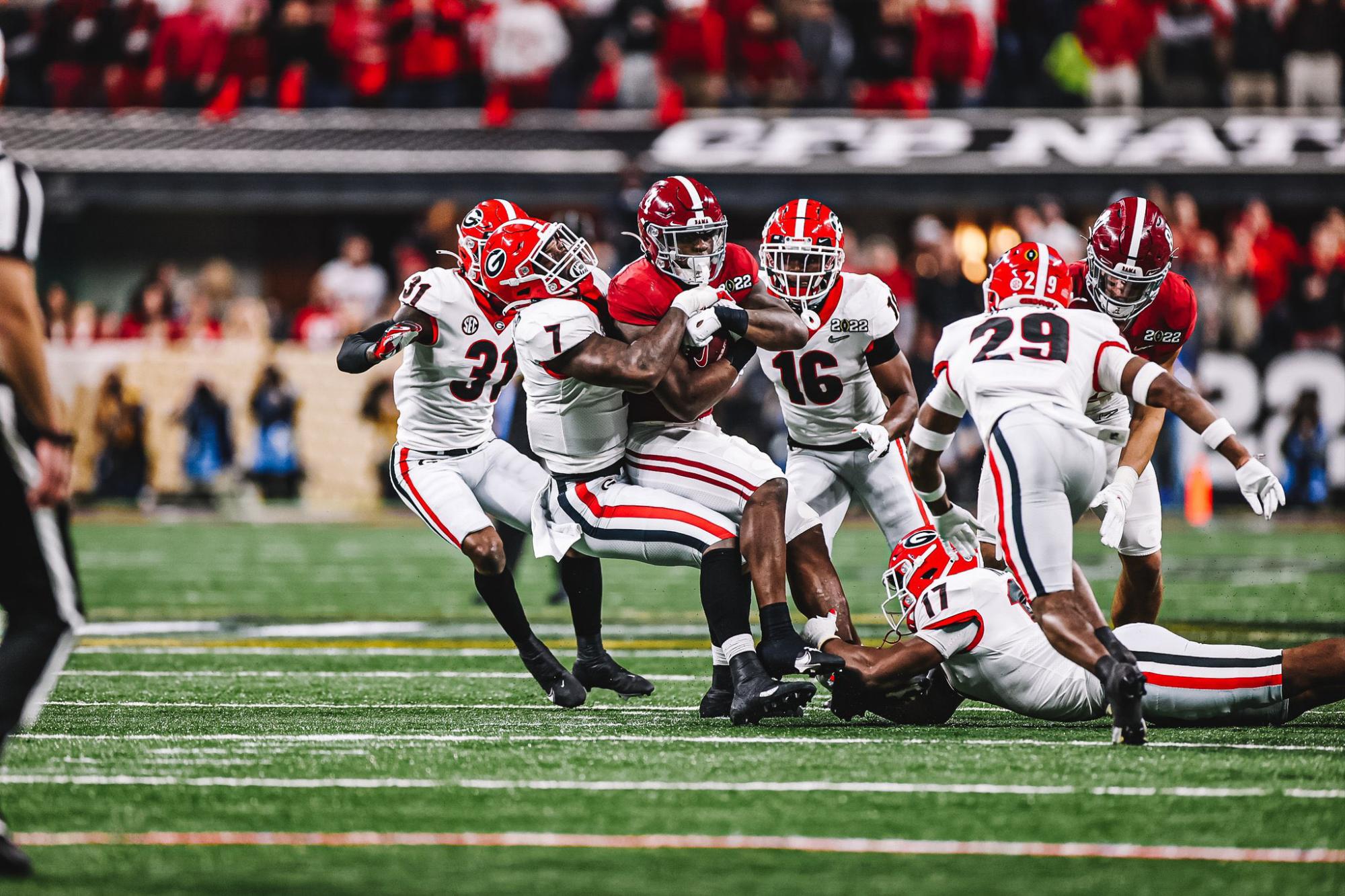 $!Georgia se corona campeón nacional en el futbol americano colegial