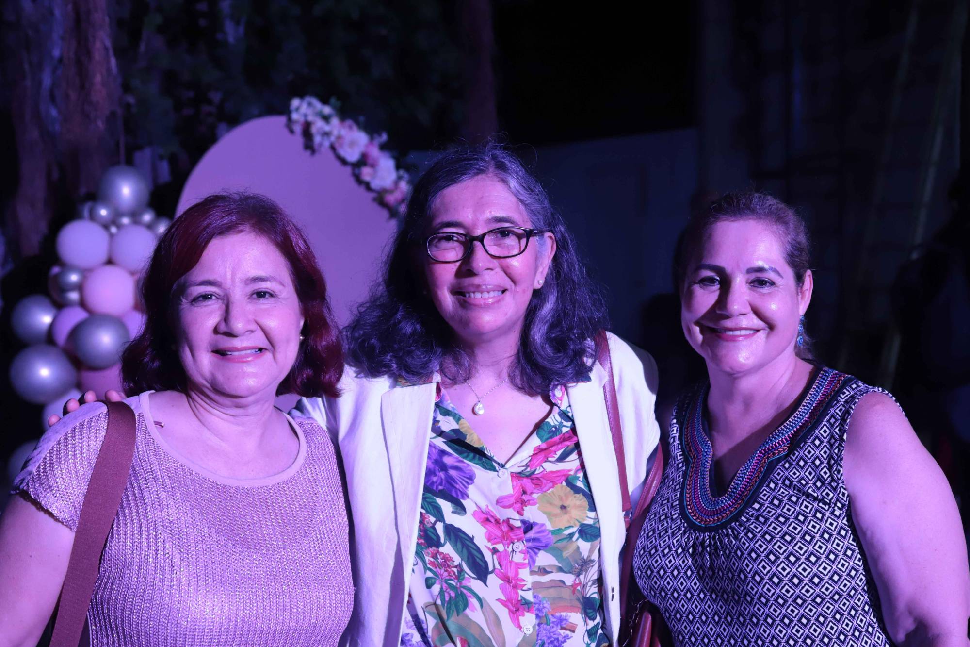 $!Liliana Ortiz, Rayito López Stephens y Anabel Ortiz.