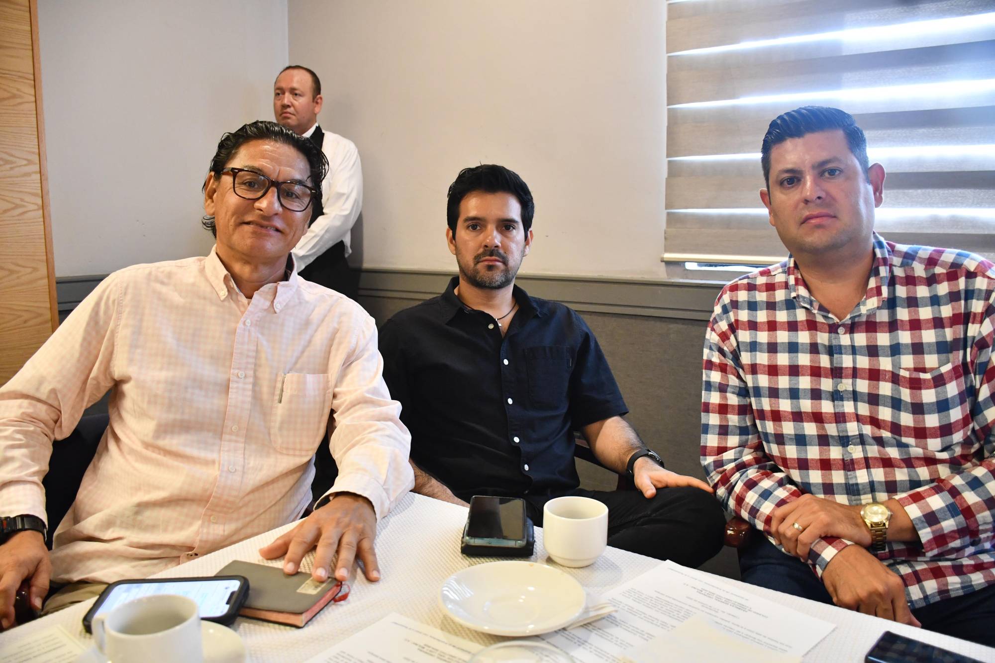 $!Enrique Ramos, Gerardo Vázquez, Iván López.