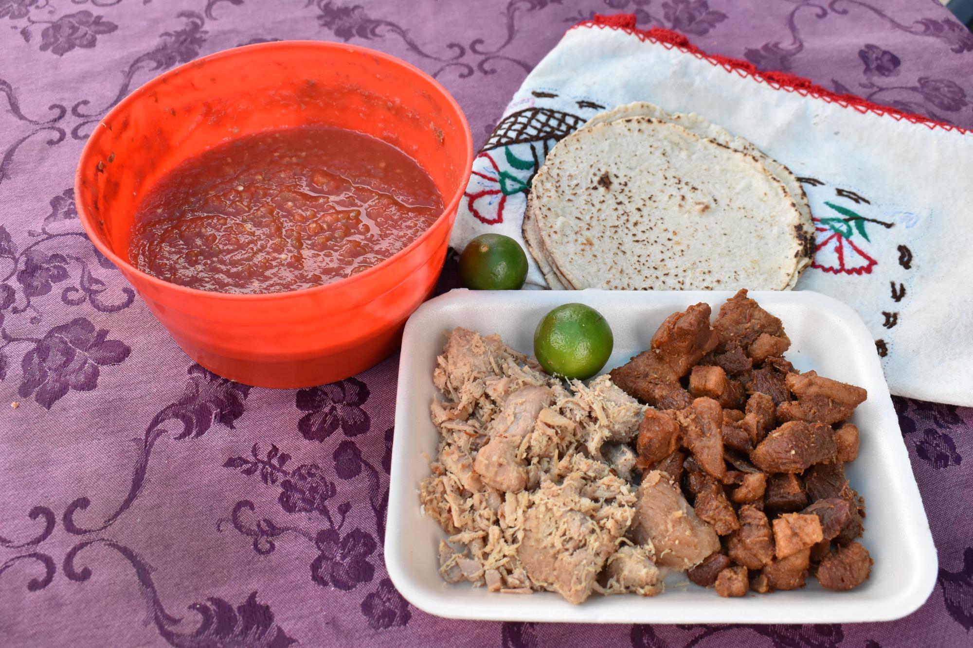 $!Carnitas y chicharrones.