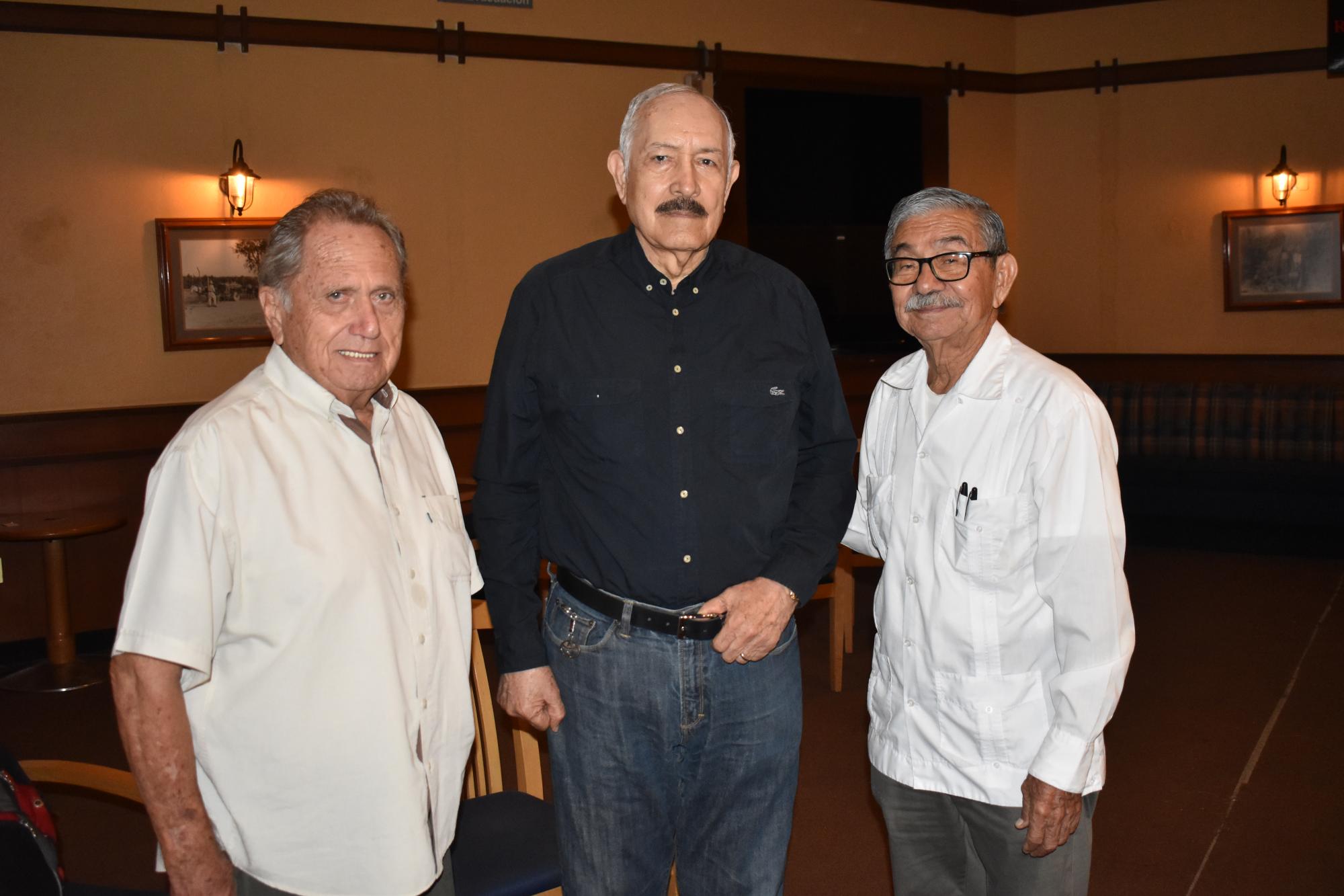$!Florencio Medina Guzmán, Alfredo Covarrubias Félix y Pedro Medina Rocha.