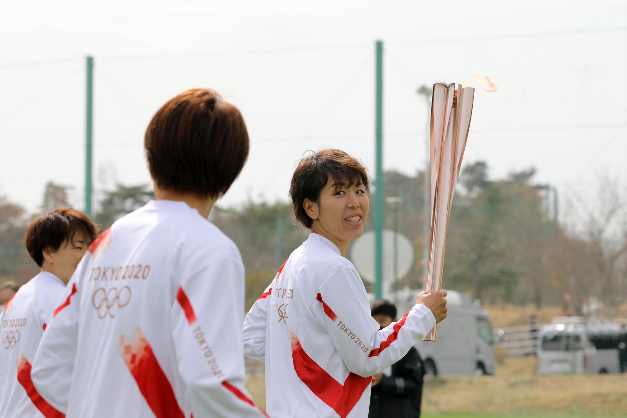 $!El fuego olímpico inicia su recorrido en Fukishima a 121 días del inicio de los Juegos de Tokio