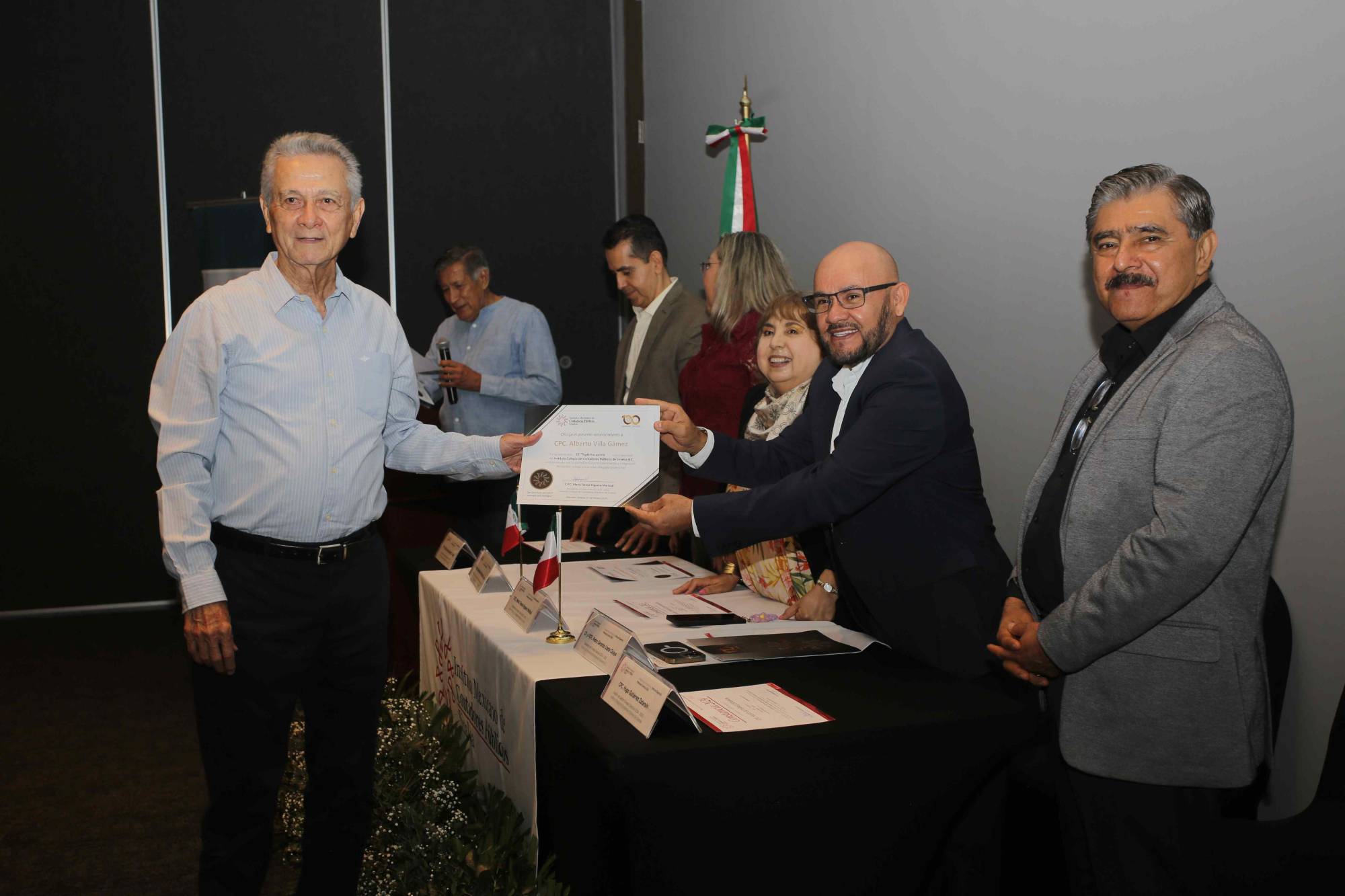 $!Alberto Villa Gómez cumplió 35 años como miembro activo de la agrupación.