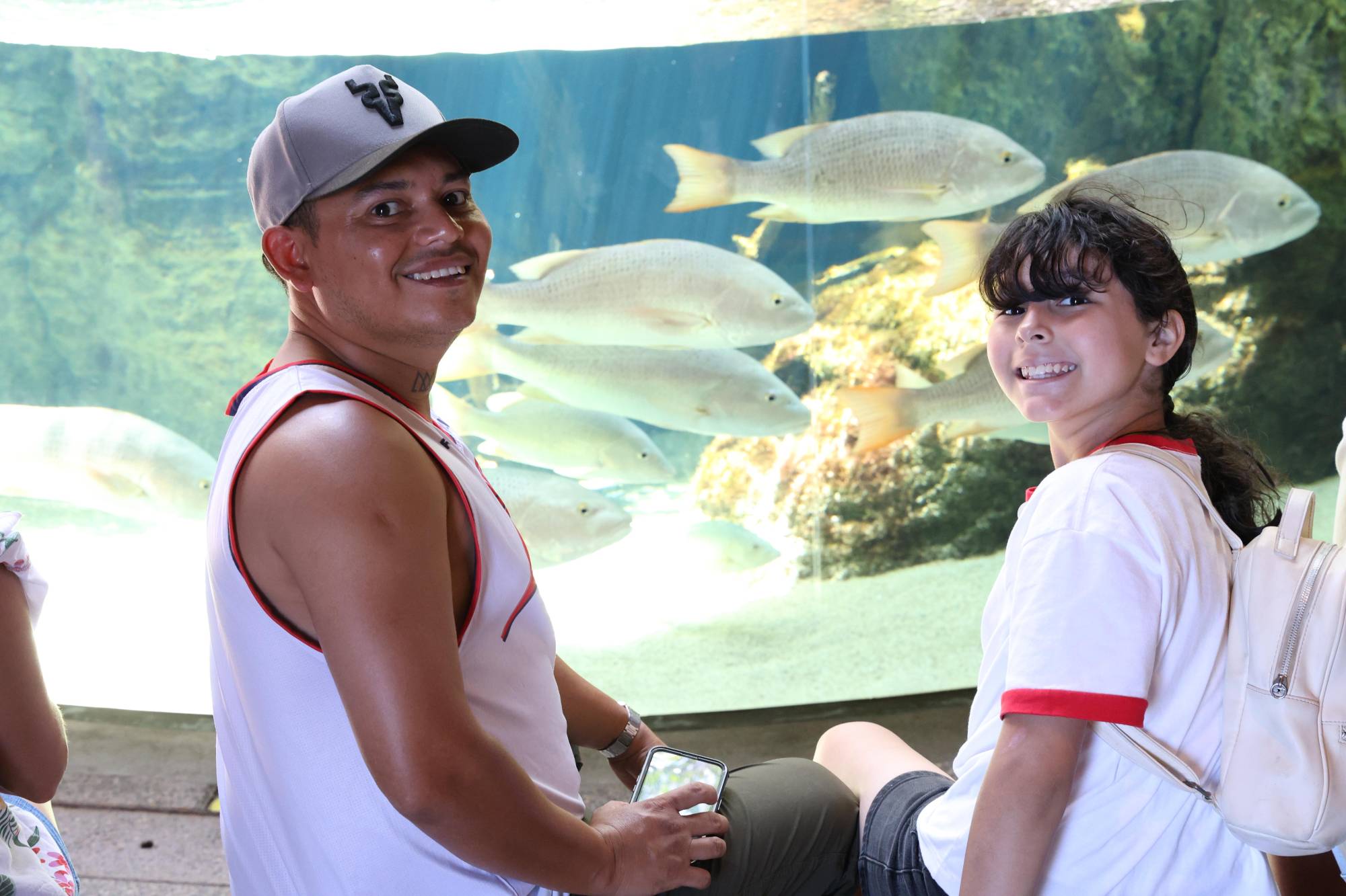 $!Carlos Zataráin e Isabella Guevara disfrutan del recorrido.