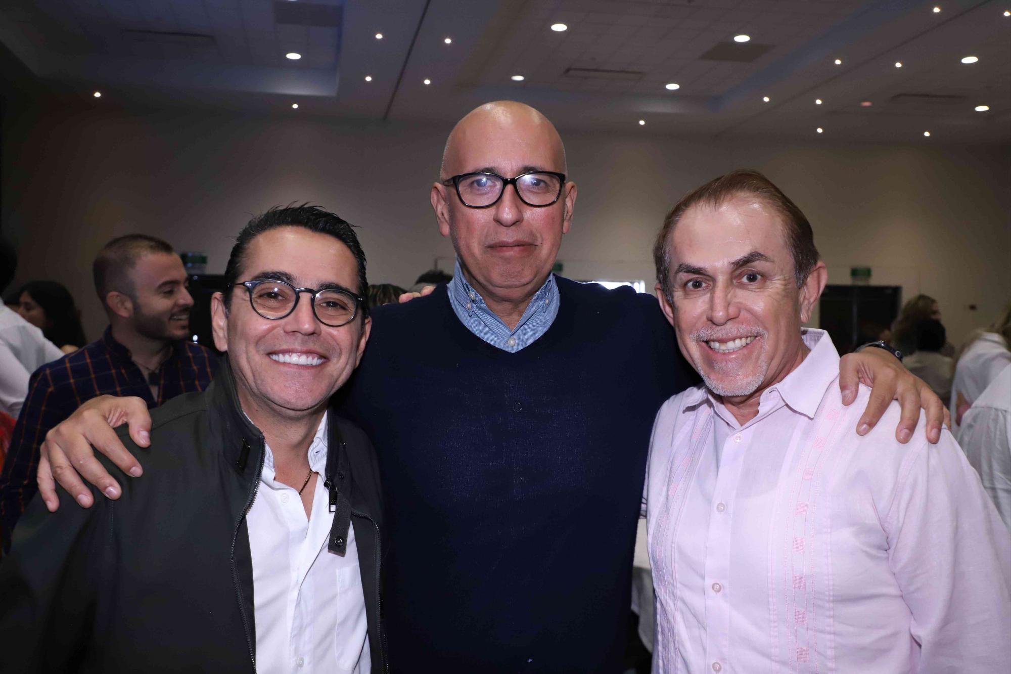 $!Martín Hernández, José Alberto Ureña y Pepe Gámez.