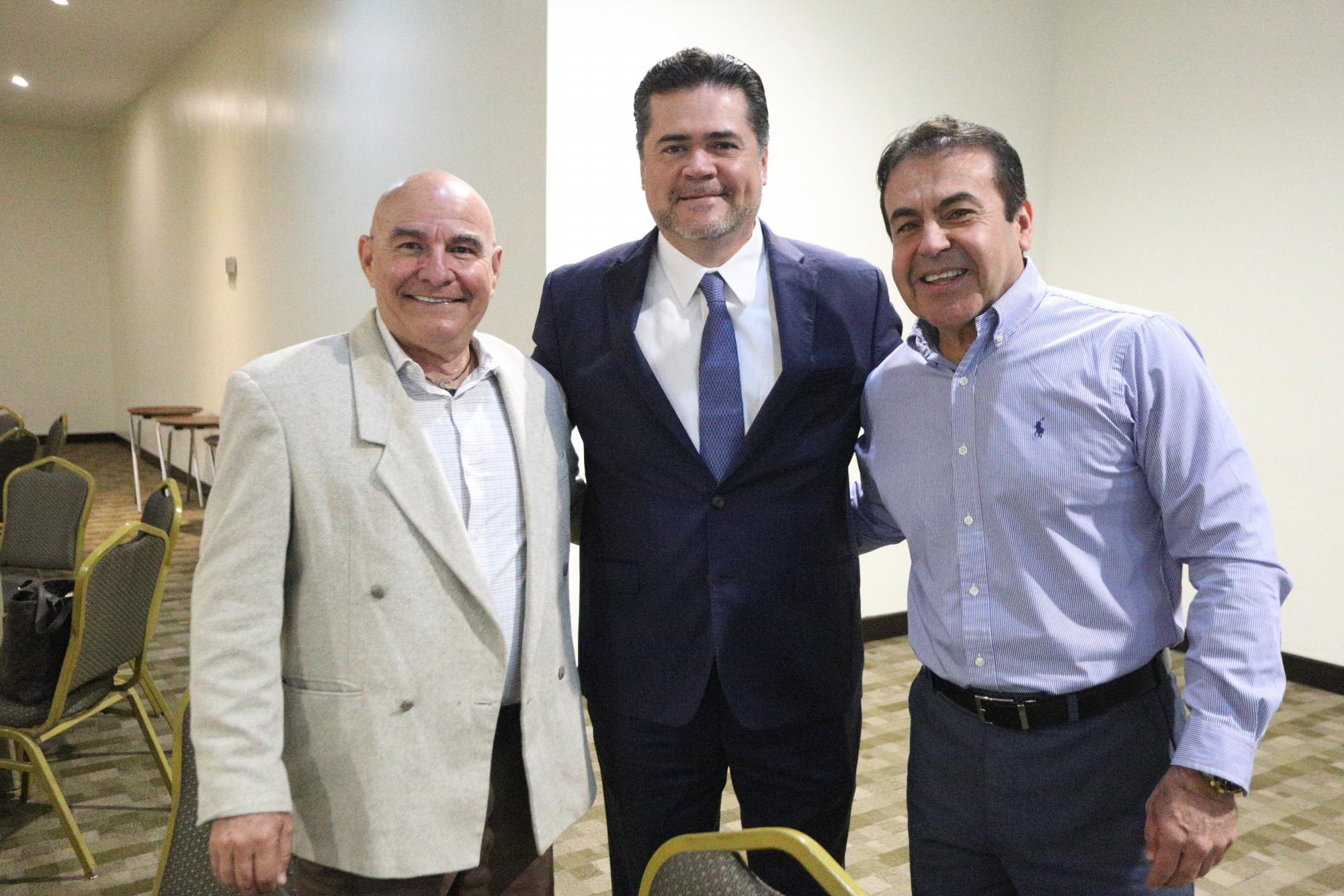 $!Marín Ruiz, Flavio Michel y Francisco Mora.