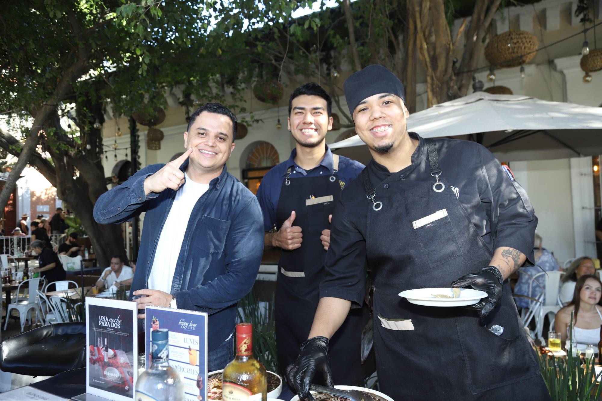 $!Antony Cabañas, Juan Valdez e Israel Ontiveros.