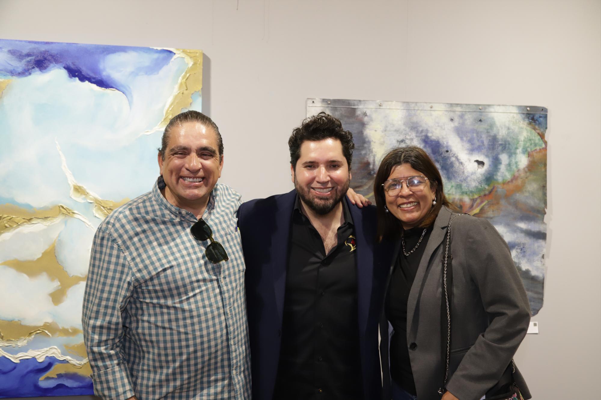 $!Gilberto del Toro, Michael Dergar, presidente The Academy of Special Dream y Margarita de Del Toro.