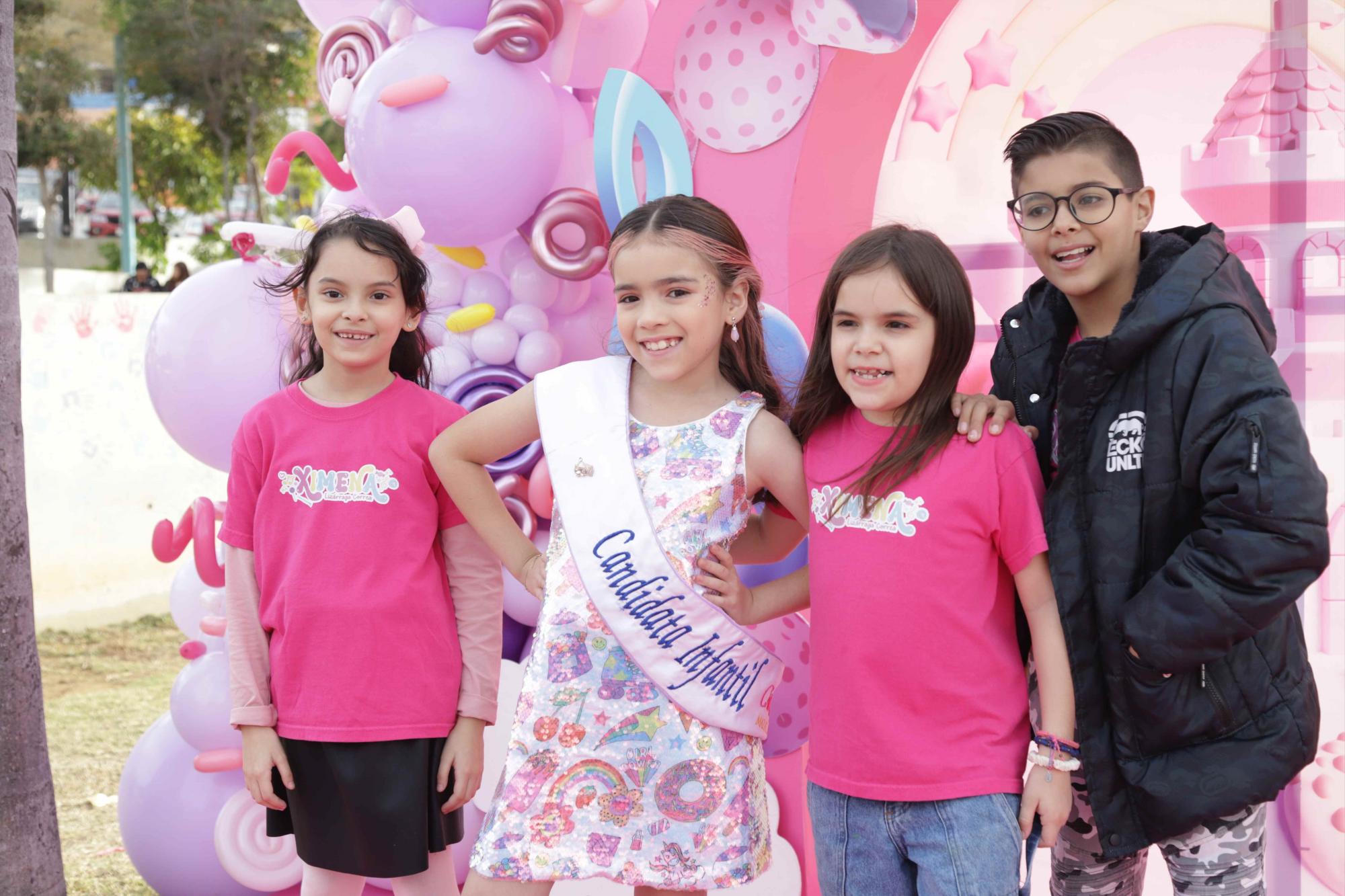 $!Emilia Félix, Ximena Lizárraga e Inés y Nicolás Tortolero.