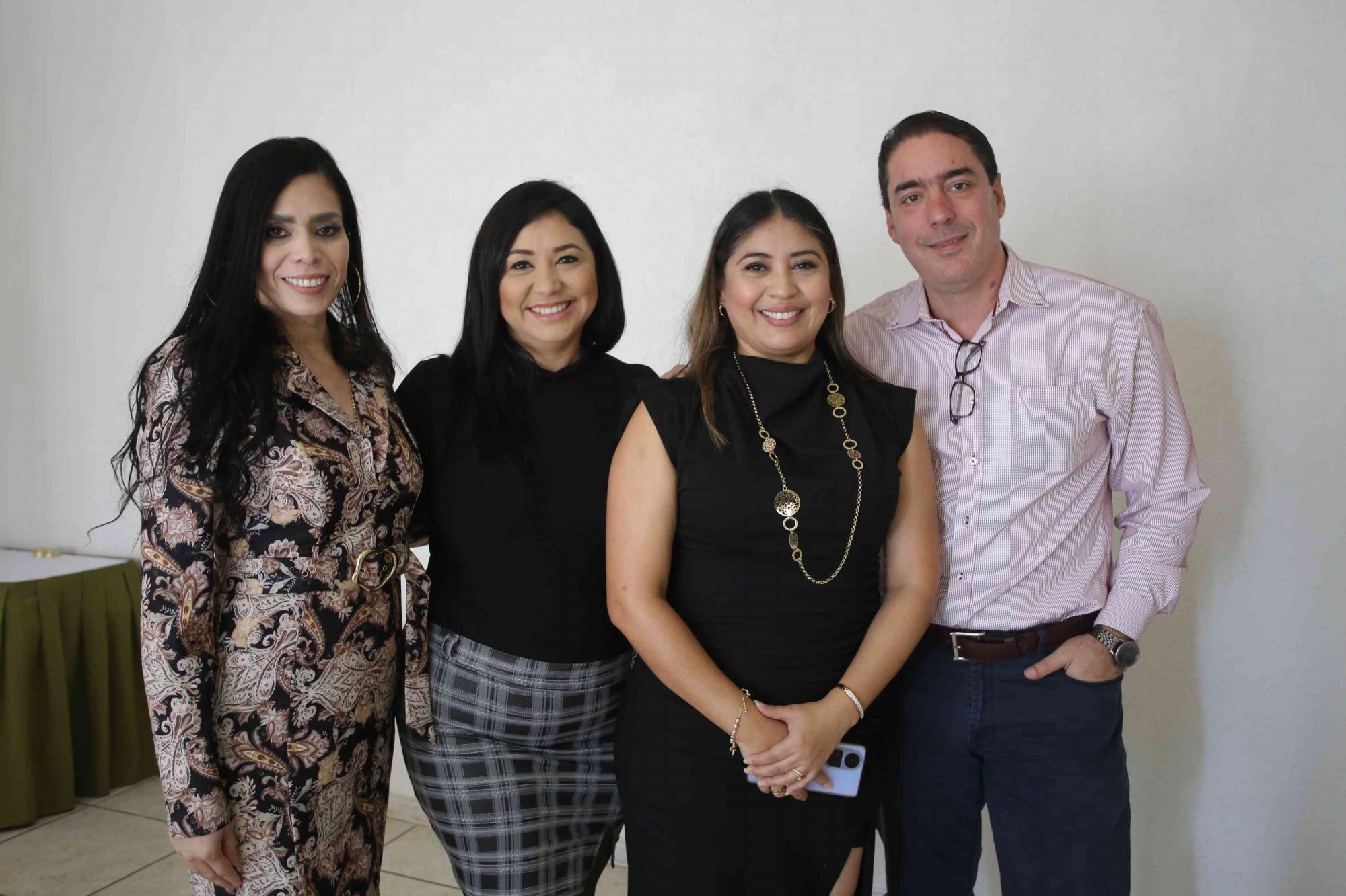 $!María de los Ángeles Arce, Ana María Ruelas, Lorena Fabiola Balbuena Estarrona y Luis Alfonso Jiménez Zúñiga.