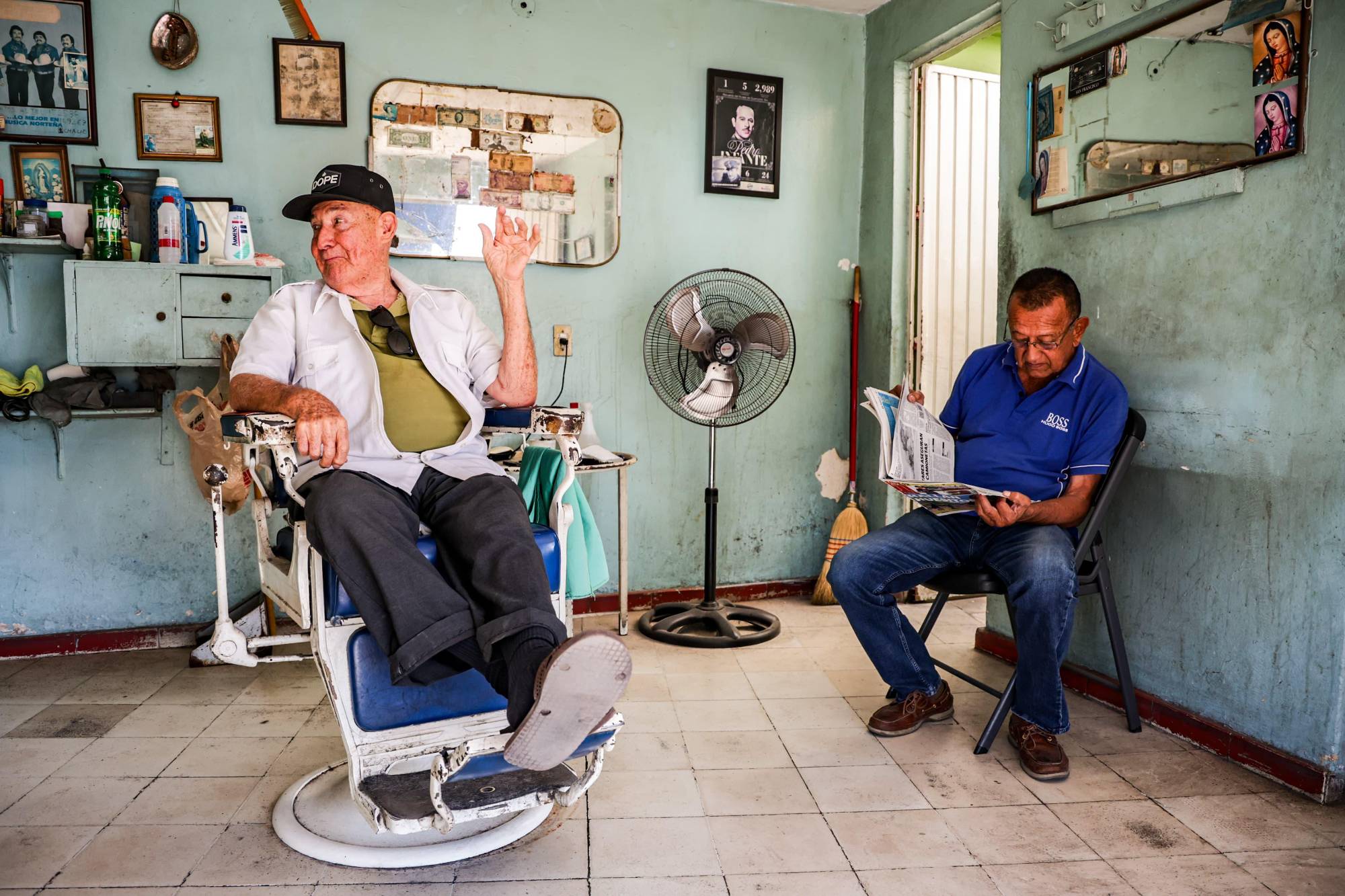 $!Don Jesús Escobar: el último peluquero tradicional de la antigua Central Camionera de Culiacán