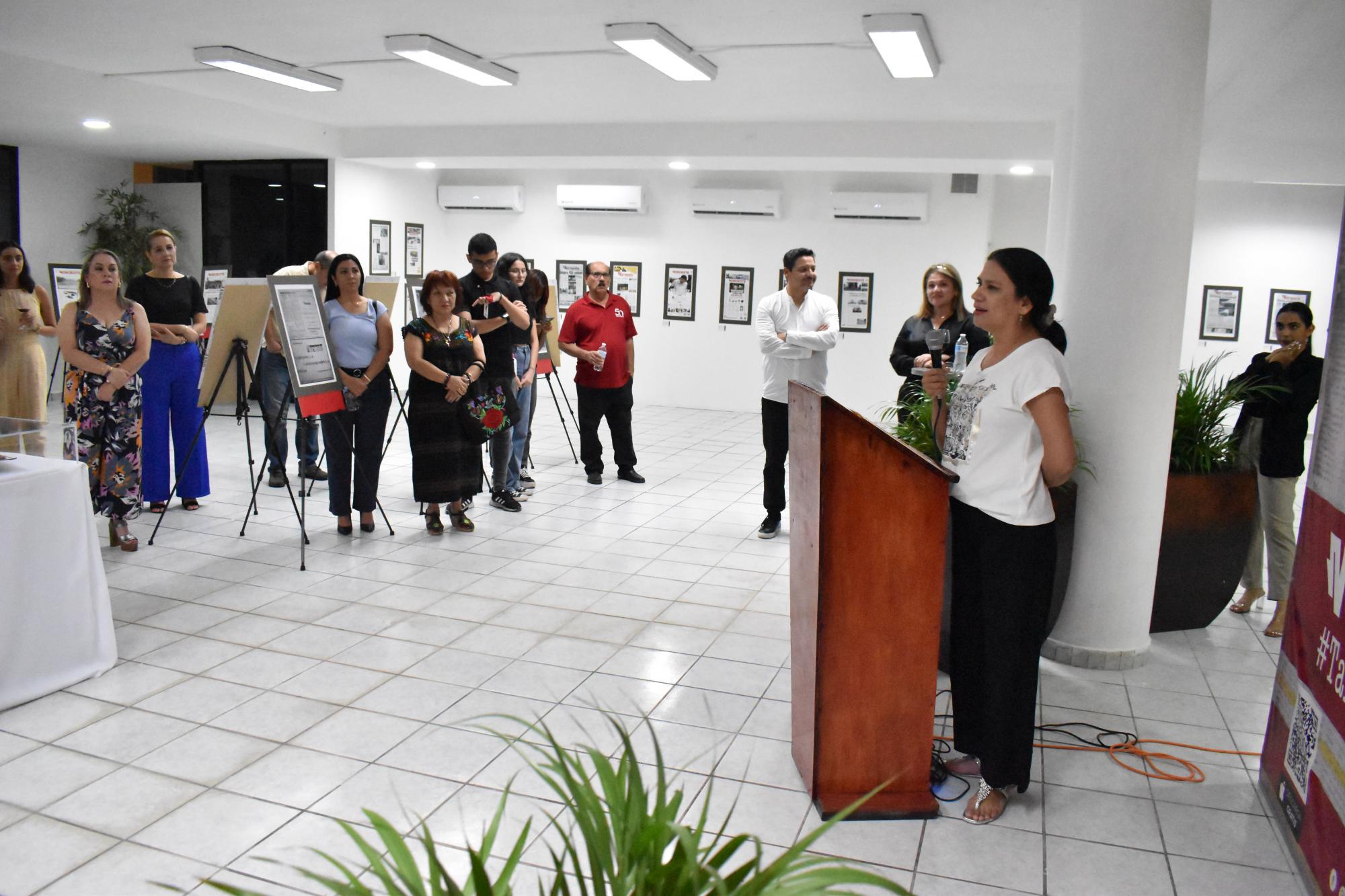 $!Guillermina García explica cómo fue la curaduría de las portadas.