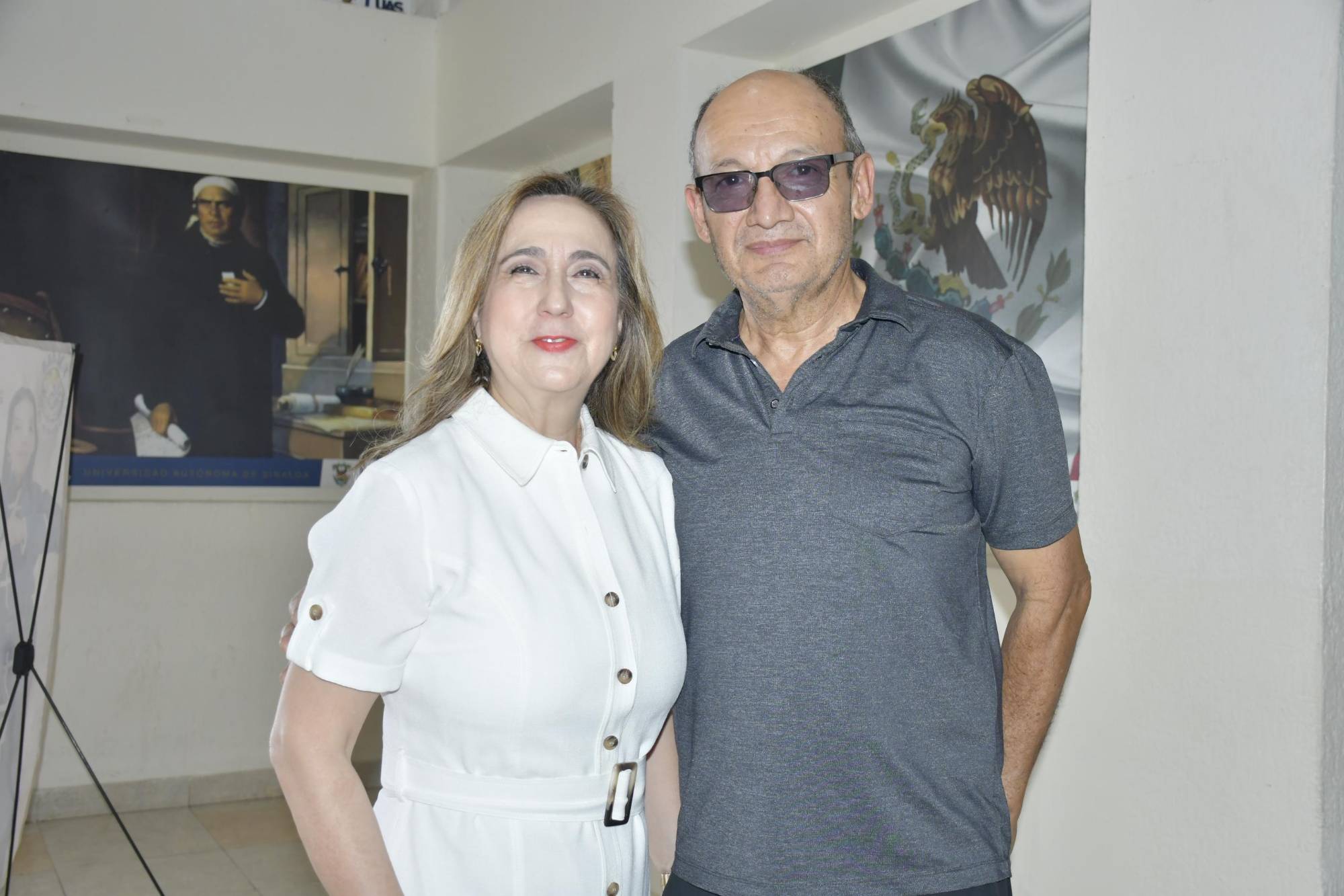 $!María de Monraz y Raúl Monraz.
