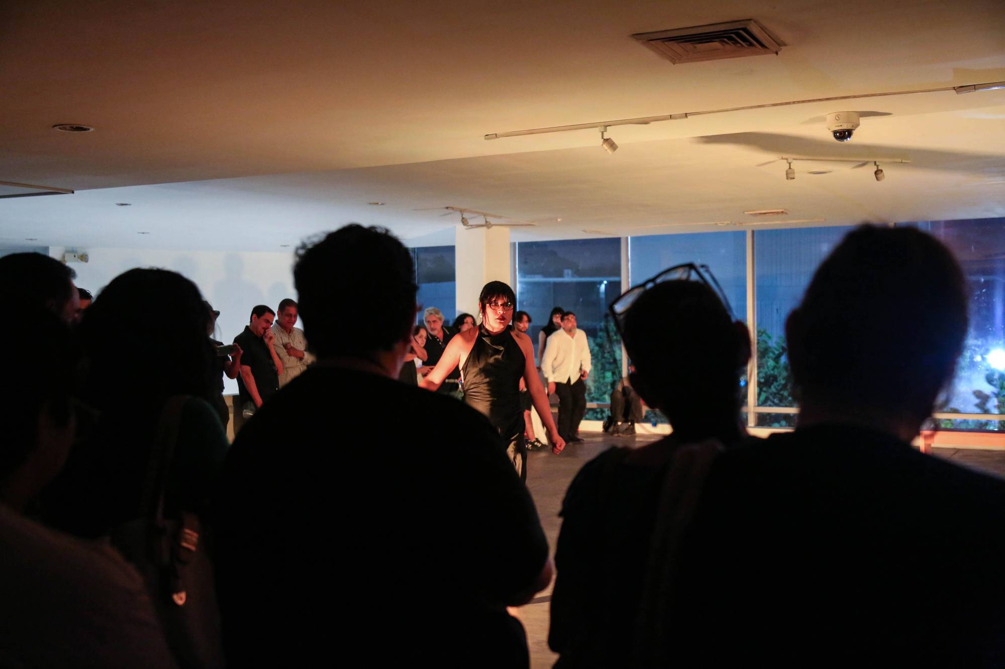 $!También hubo performance.