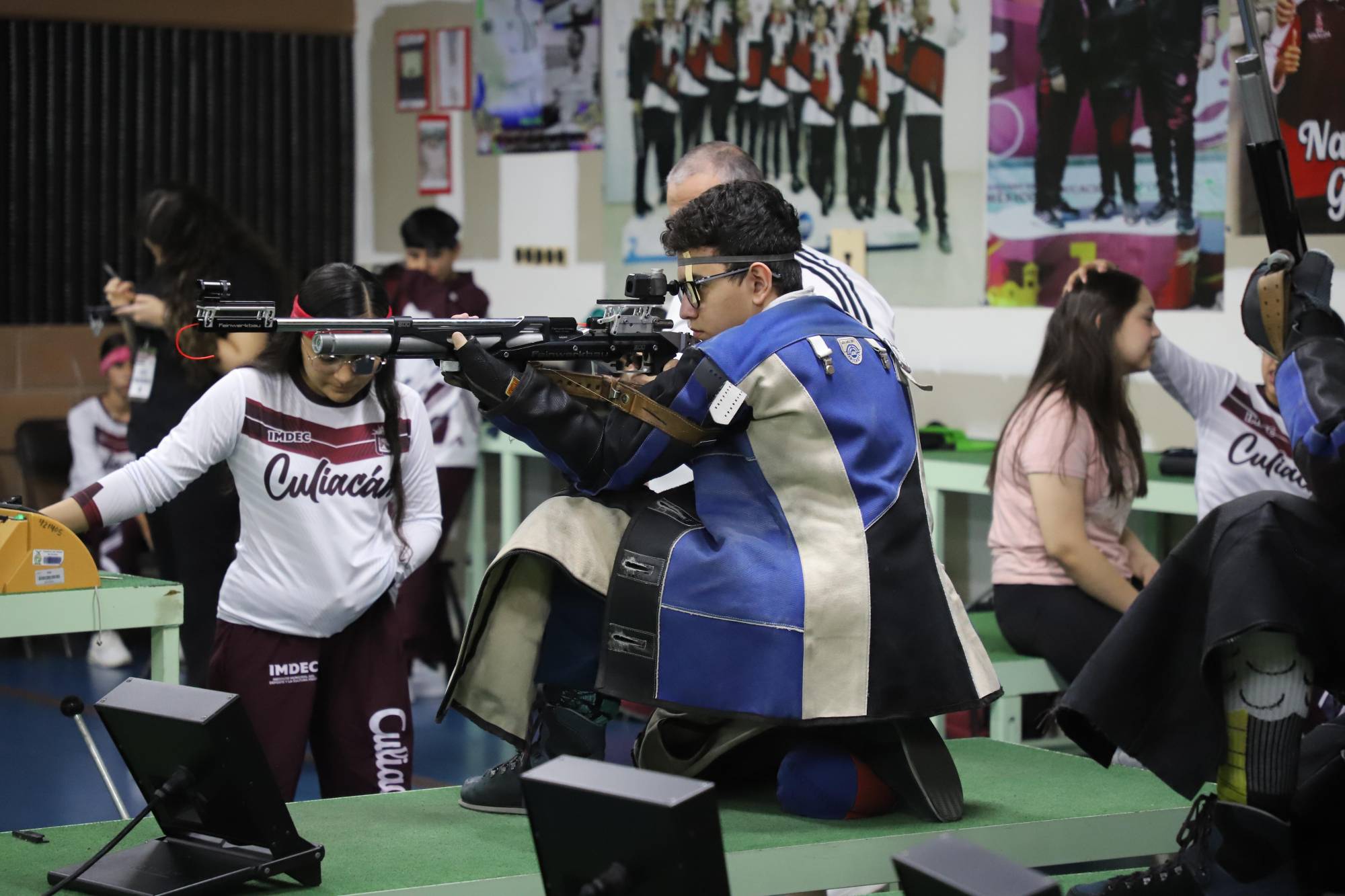 $!Zavala y Palomera inauguran con oro el Estatal de tiro deportivo en Culiacán